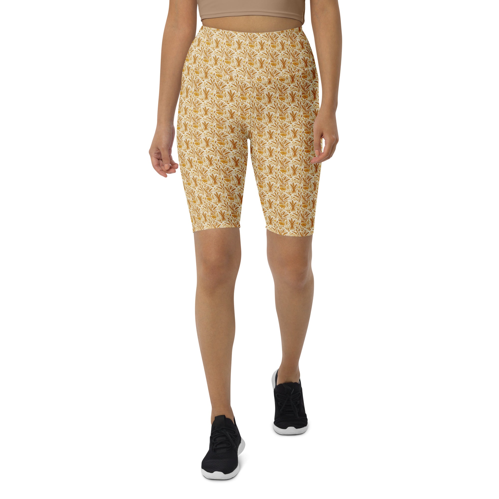 Wheat Field Harvest Bike Shorts | GearBunch