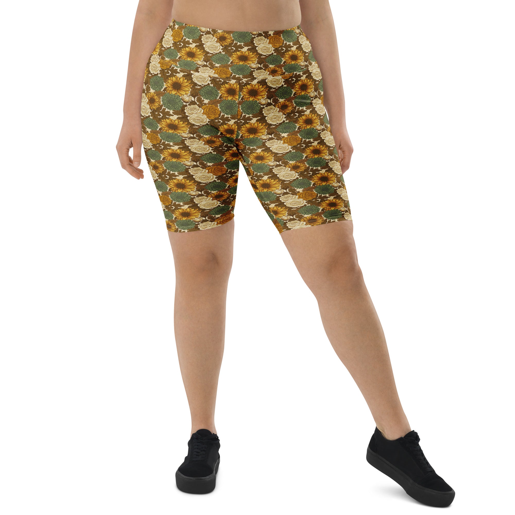 Virgo Harvest Botanical Bike Shorts | GearBunch