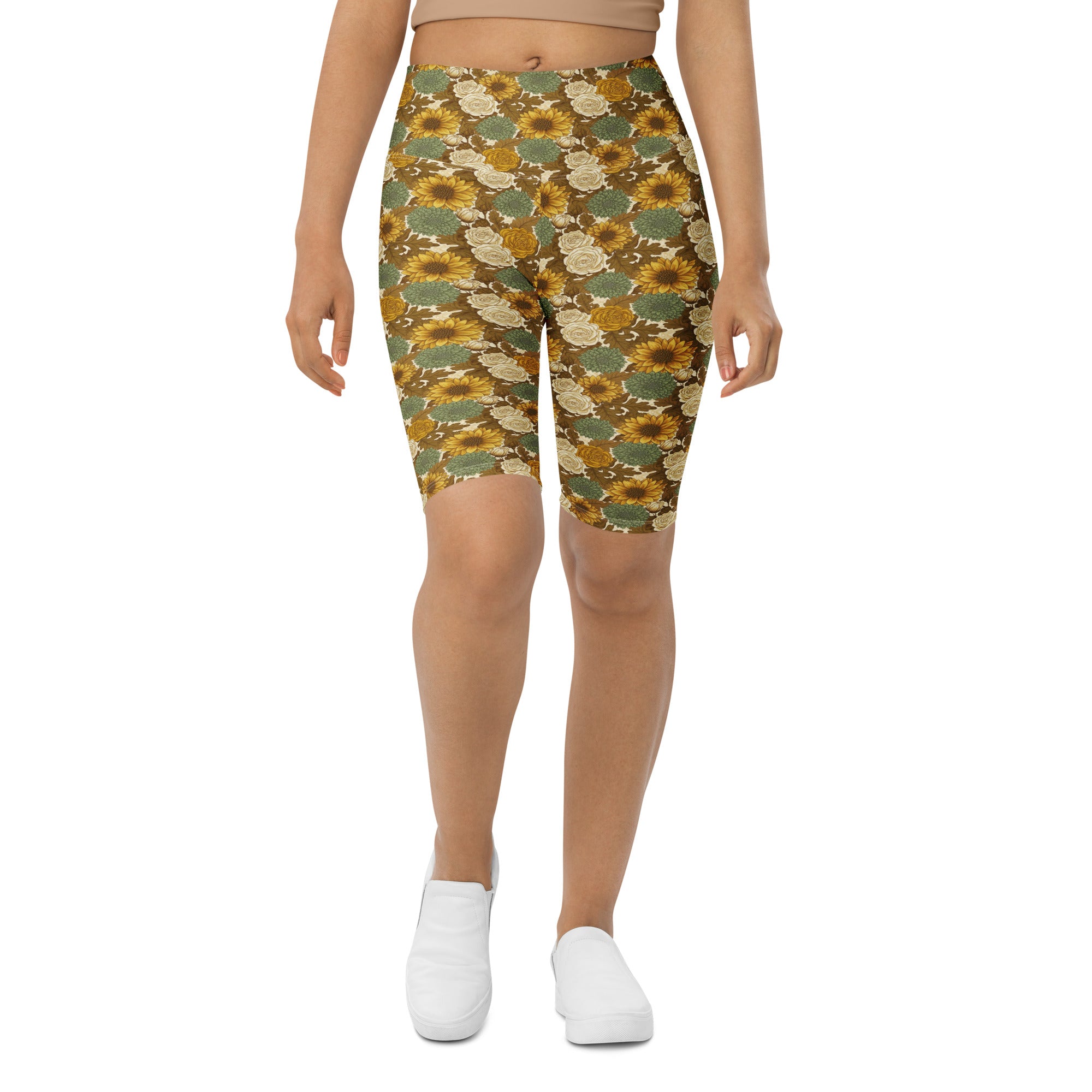 Virgo Harvest Botanical Bike Shorts | GearBunch