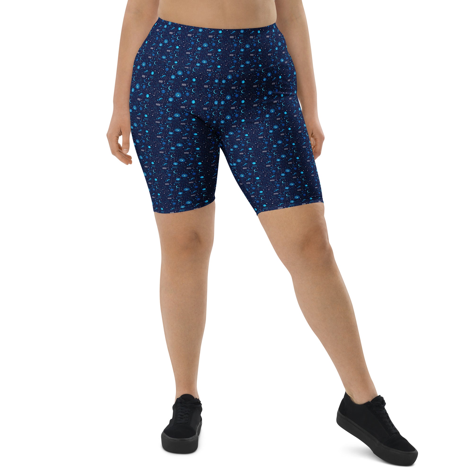 Aquarius Celestial Bike Shorts | GearBunch