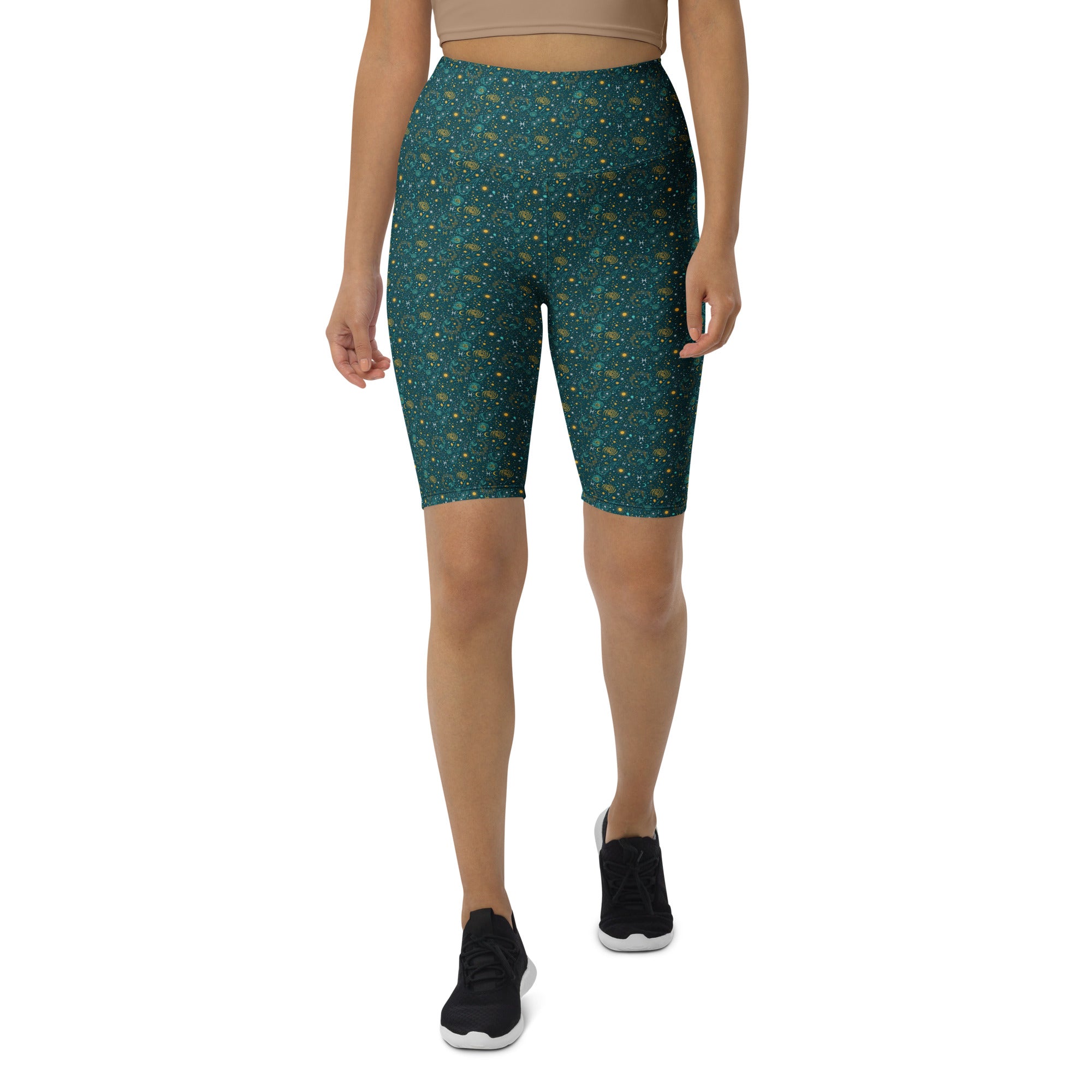 Pisces Celestial Bike Shorts | GearBunch