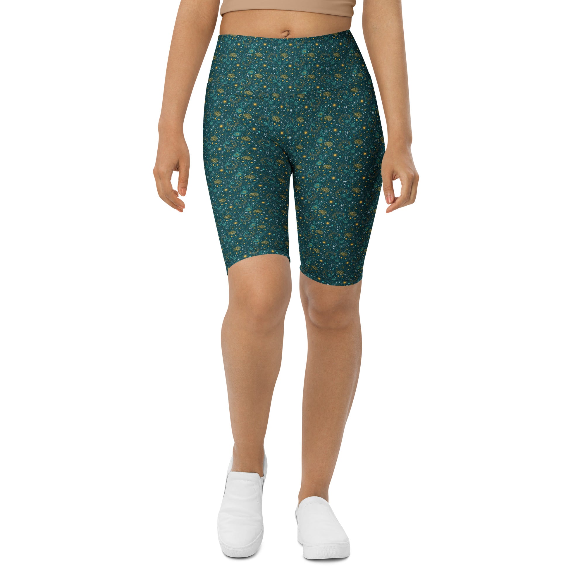 Pisces Celestial Bike Shorts | GearBunch