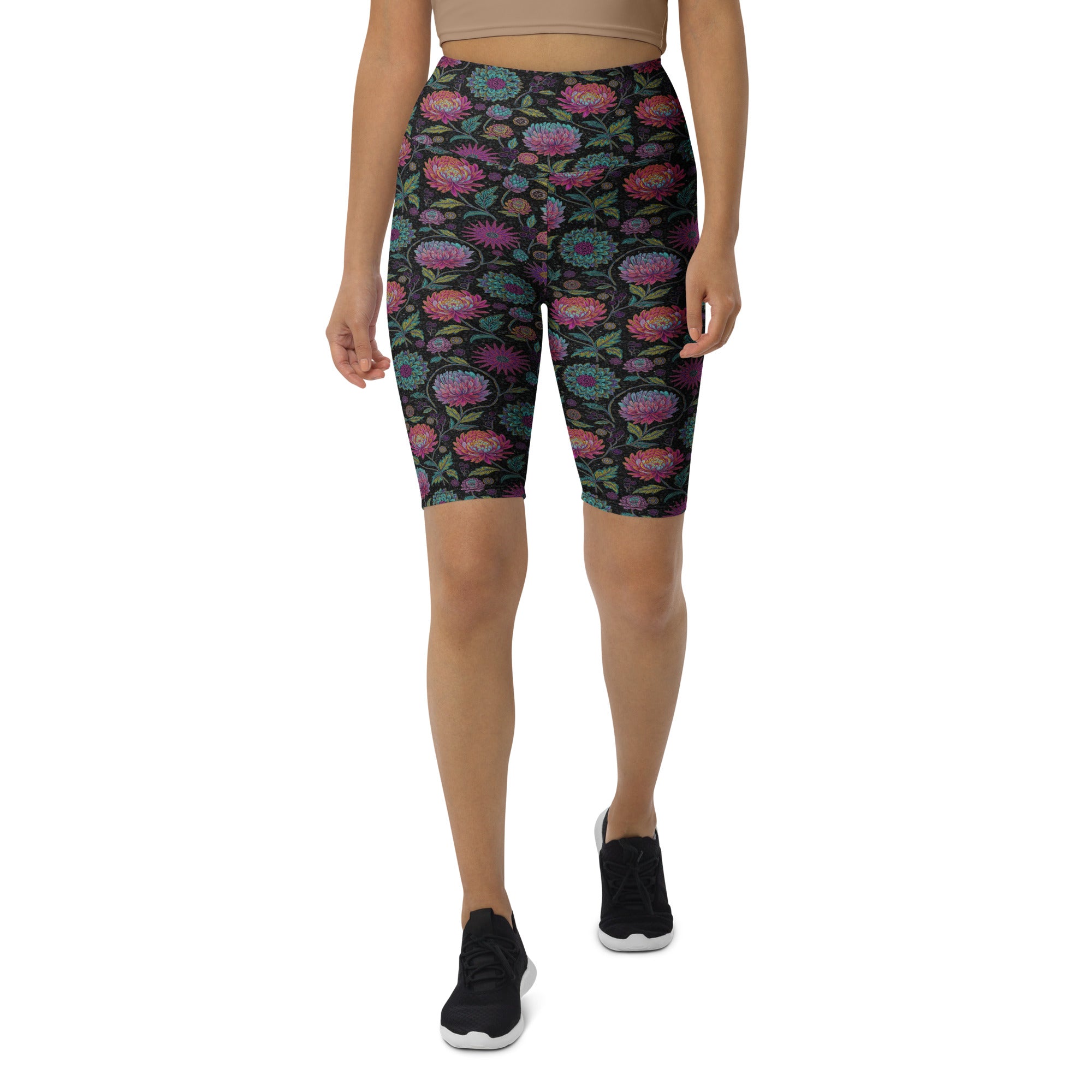 Holographic Paillette Maximalist Bike Shorts | GearBunch