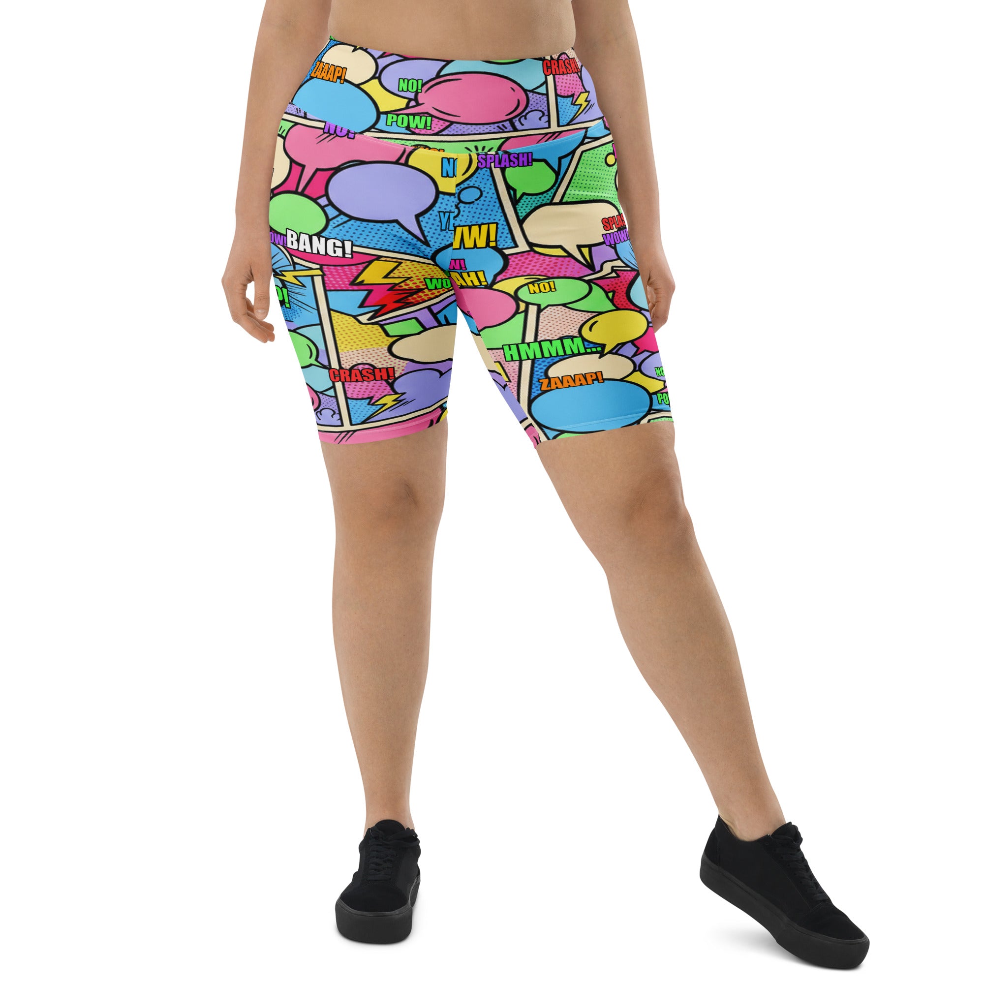 Comic Pop Candy Pastel Bike Shorts | GearBunch