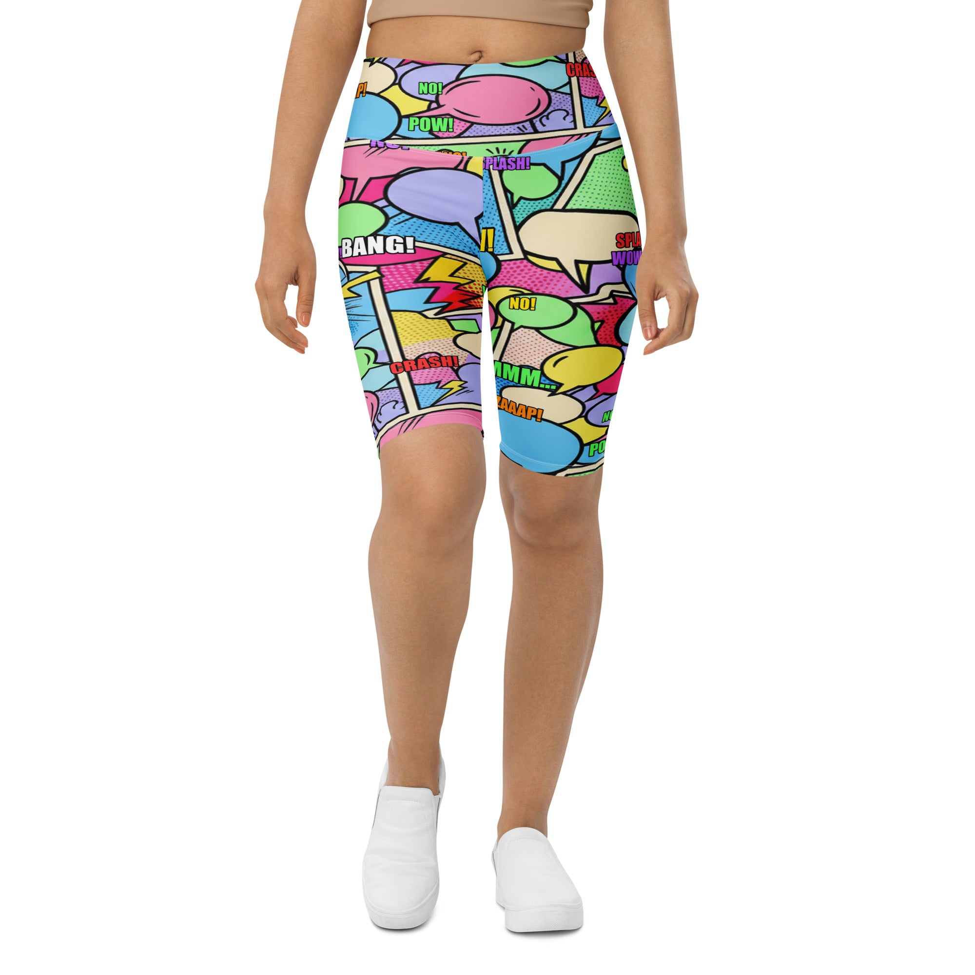 Comic Pop Candy Pastel Bike Shorts | GearBunch