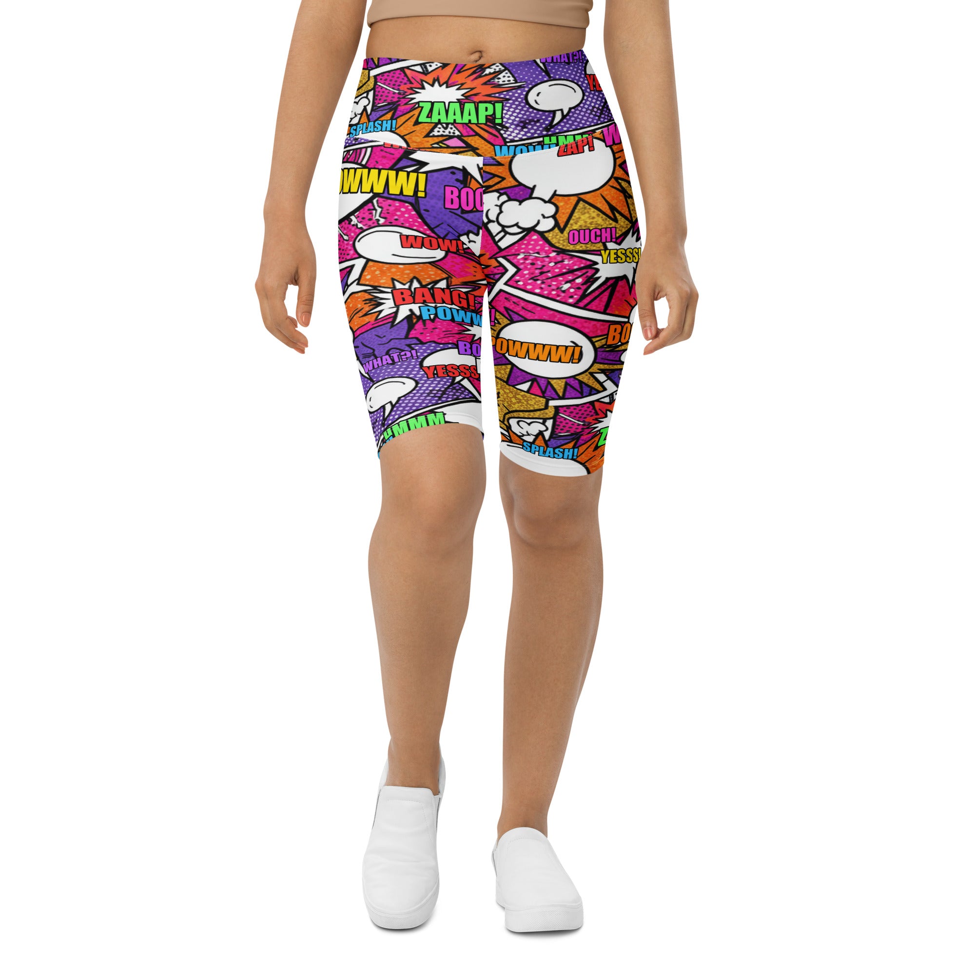 Comic Strip Disco Funk Bike Shorts | GearBunch