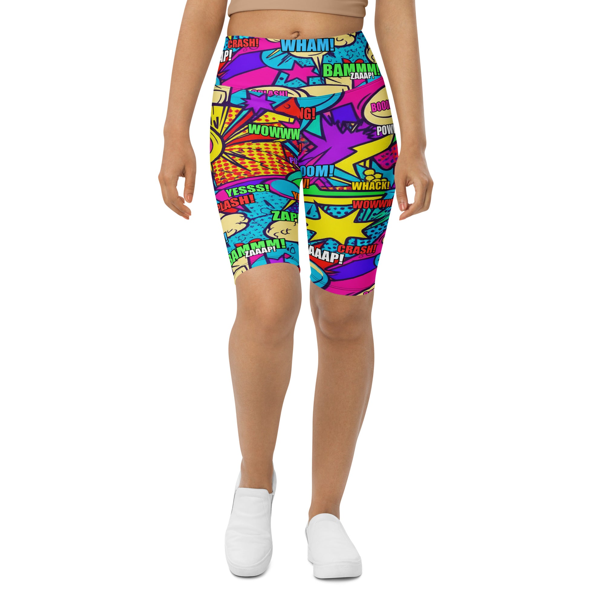 Comic Strip Pirate Adventure Bike Shorts | GearBunch