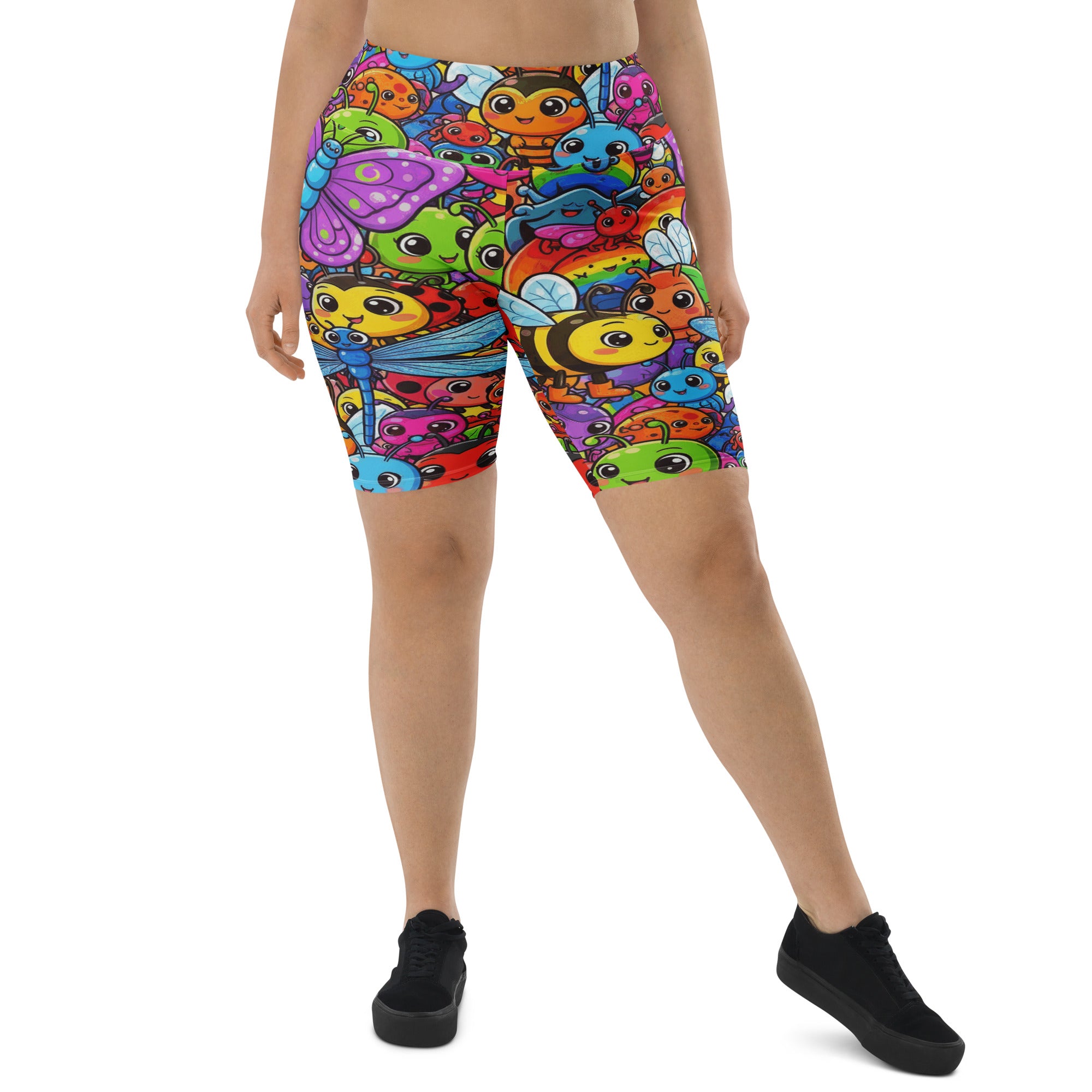 Vibrant Bug Life Bike Shorts | GearBunch