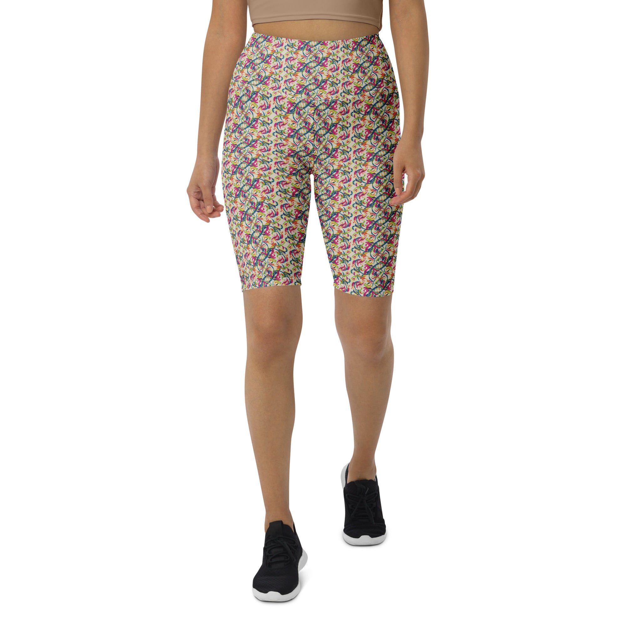 Ciao Bella Script Bike Shorts | GearBunch