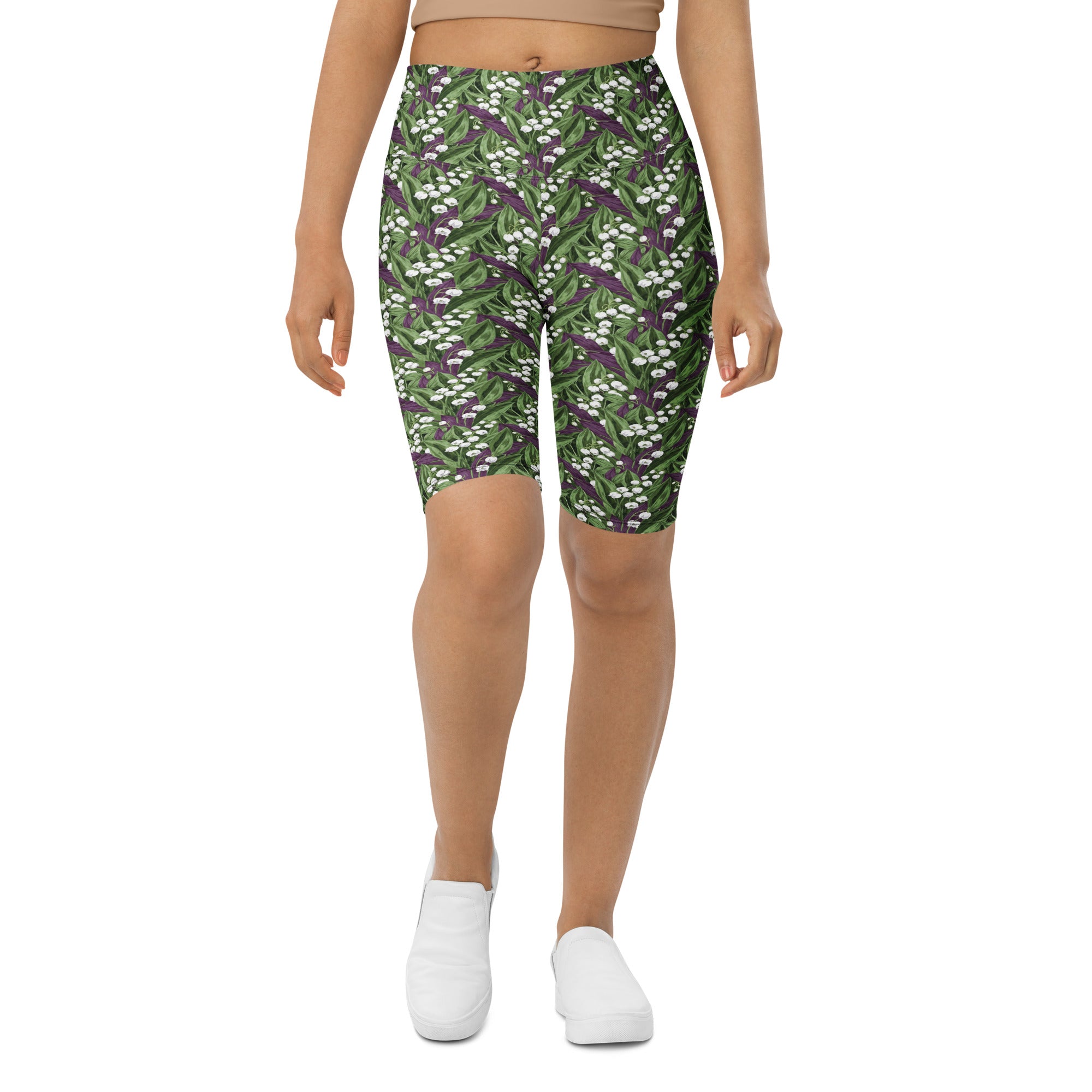 Lily of the Valley Bike Shorts | GearBunch