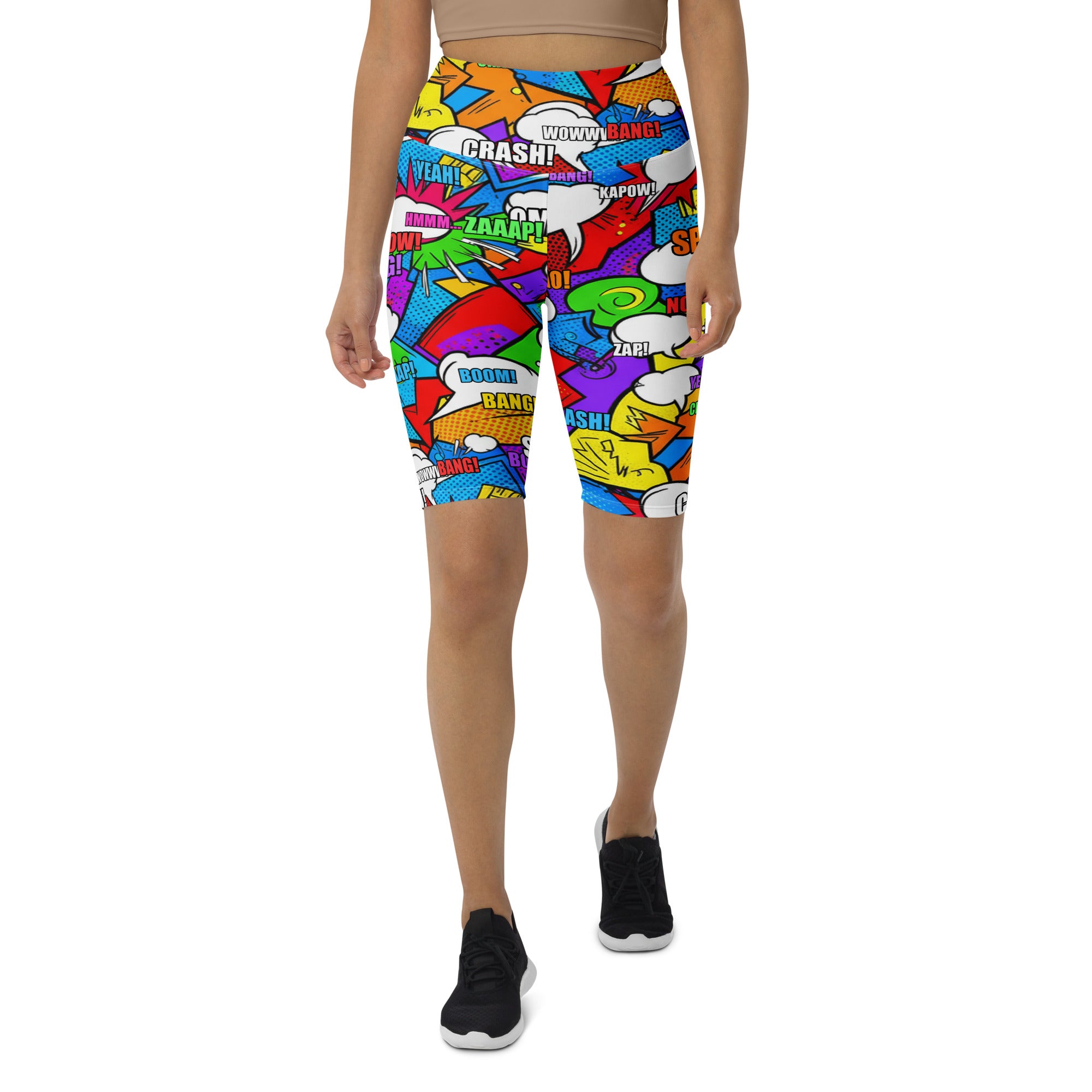 Comic Strip Classic Hero Bike Shorts | GearBunch