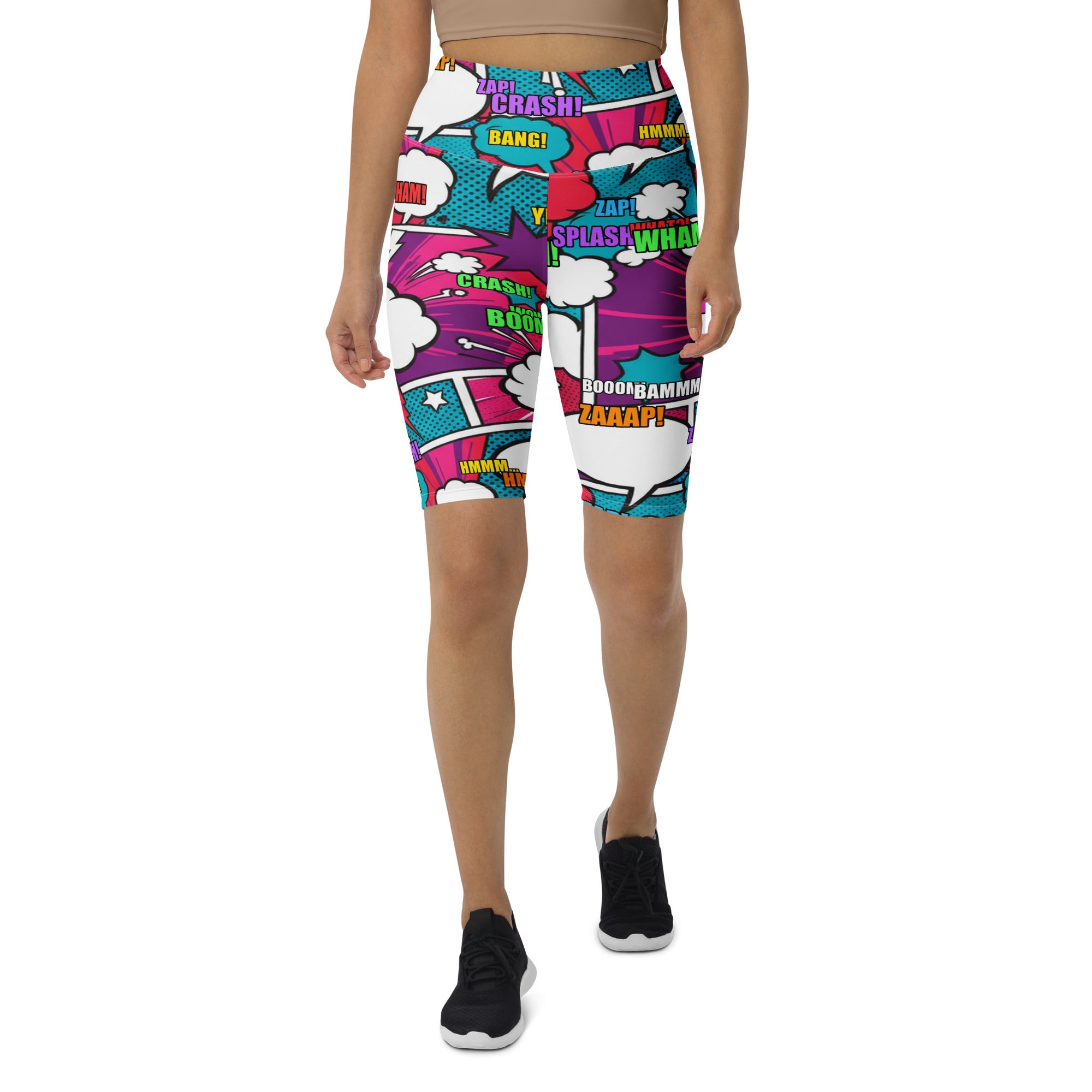 Comic Strip Roller Derby Bike Shorts | GearBunch