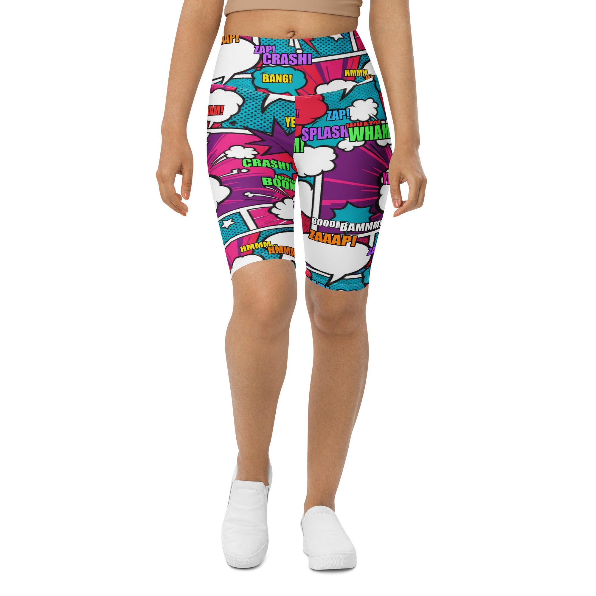 Comic Strip Roller Derby Bike Shorts | GearBunch