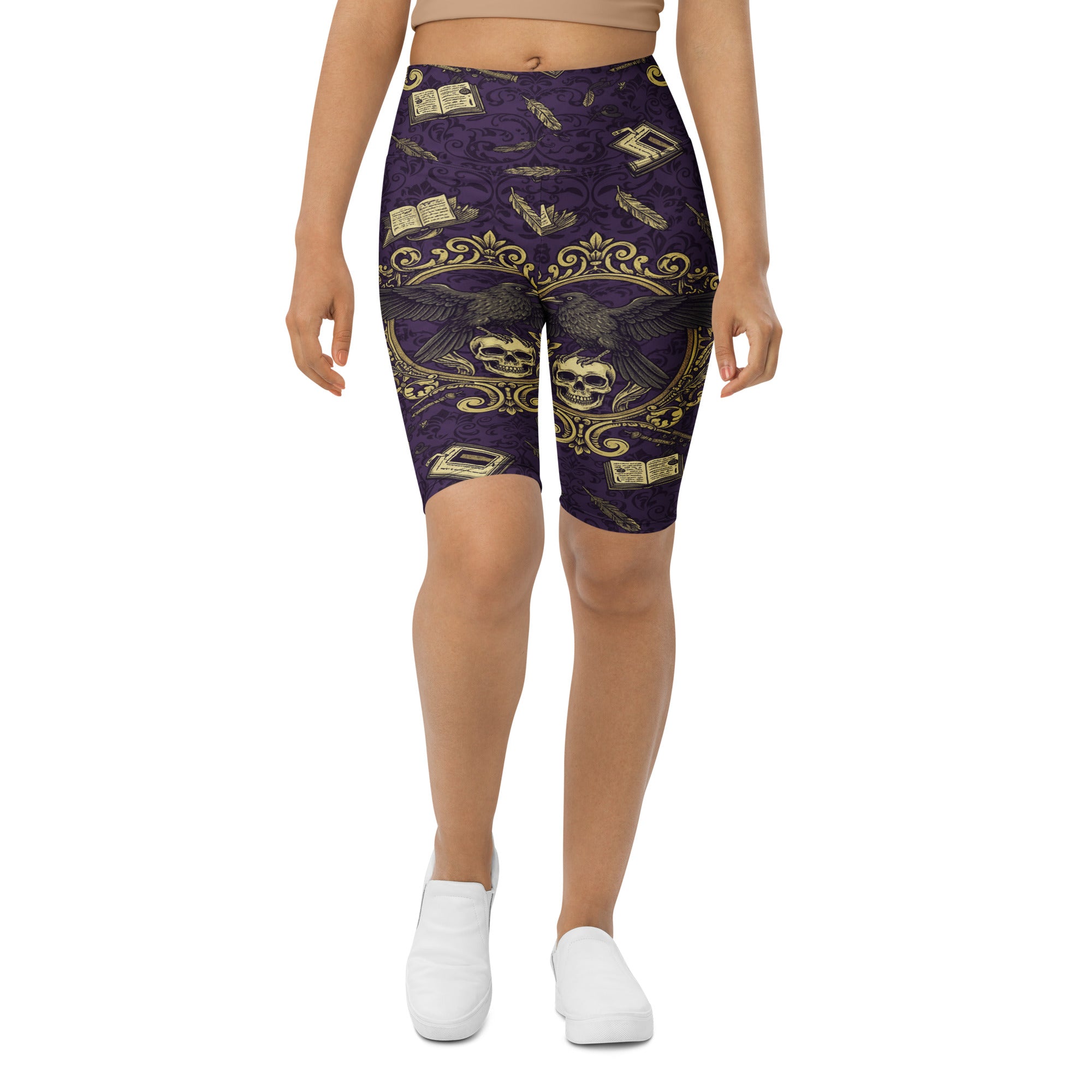 Raven Damask Bike Shorts | GearBunch