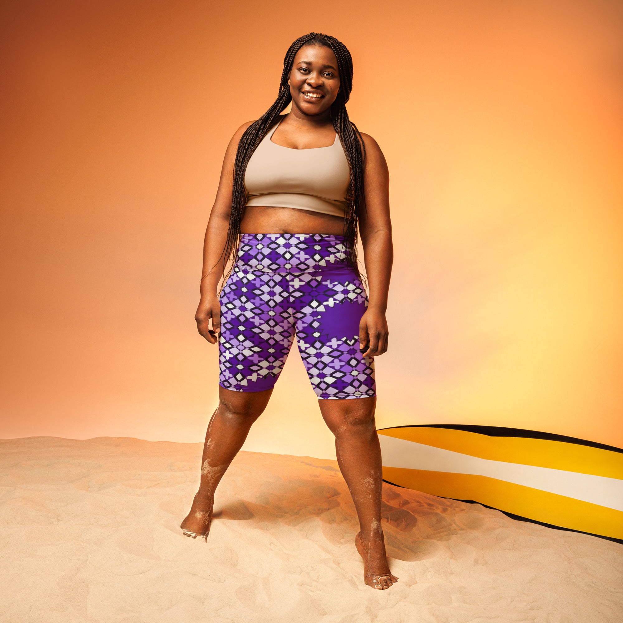 Zellige Amethyst Bike Shorts | GearBunch