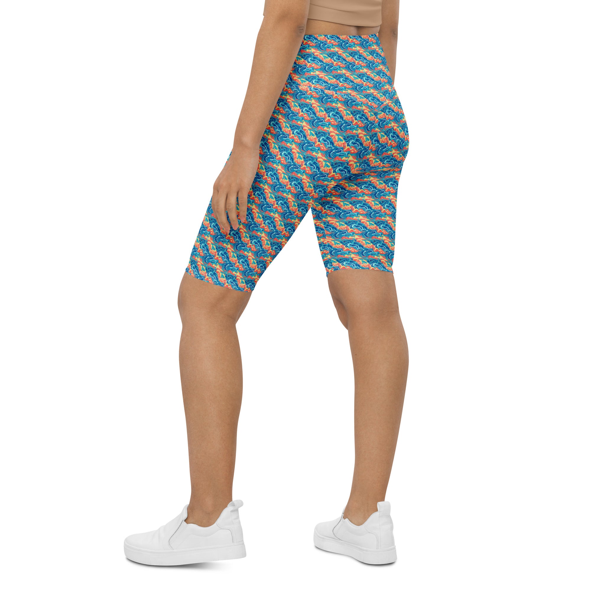 Coastal Vacation Landscape Bike Shorts | GearBunch