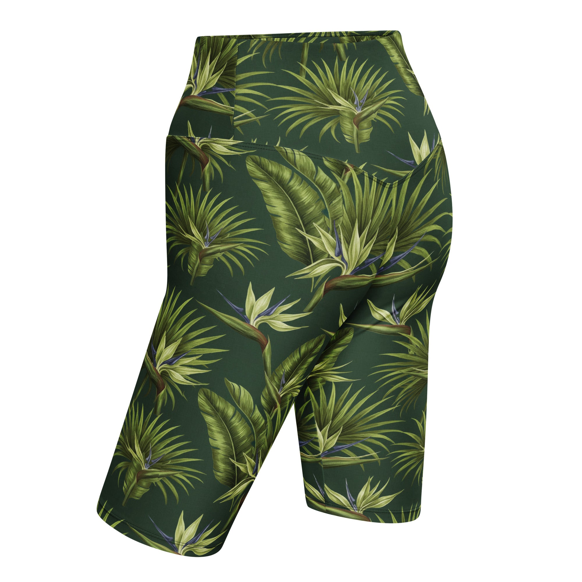 Tropical Palm Grove Bike Shorts | GearBunch