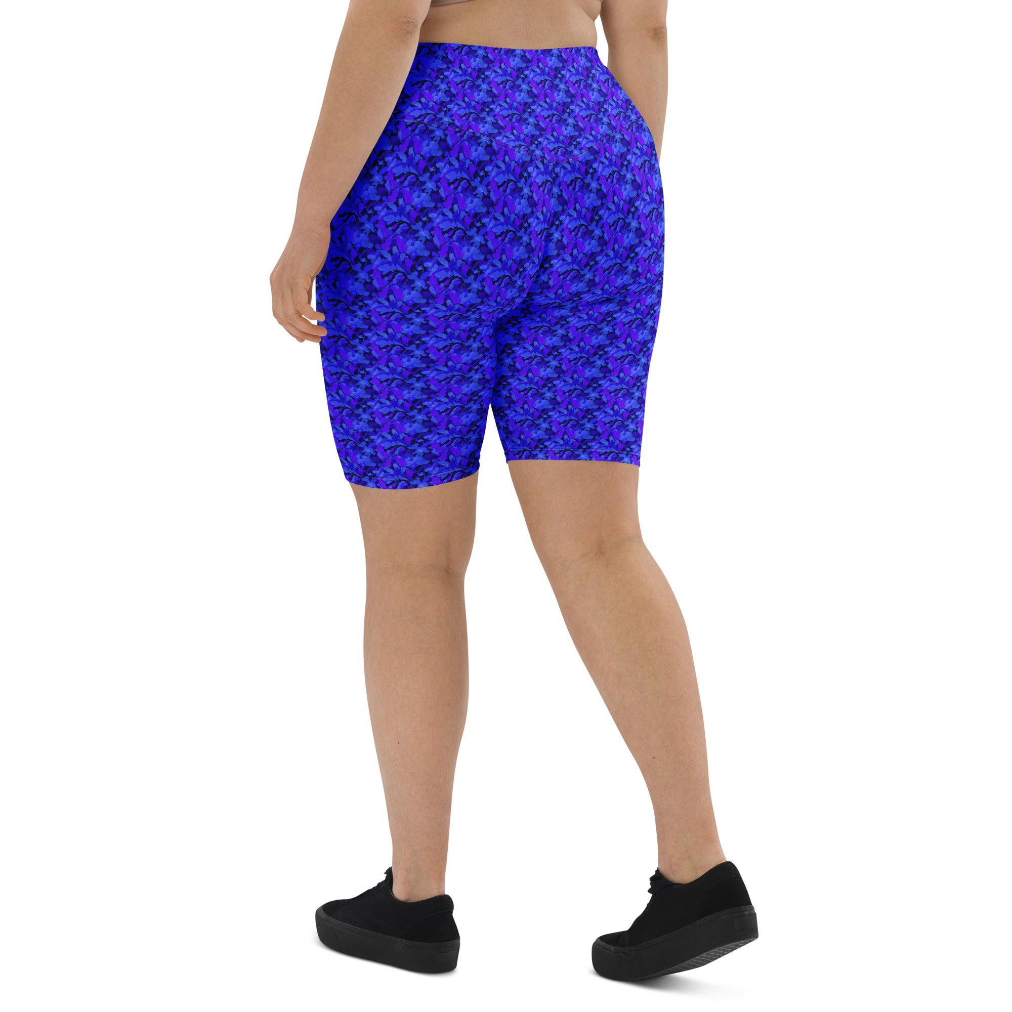 Touching Distance Abstract Bike Shorts | GearBunch