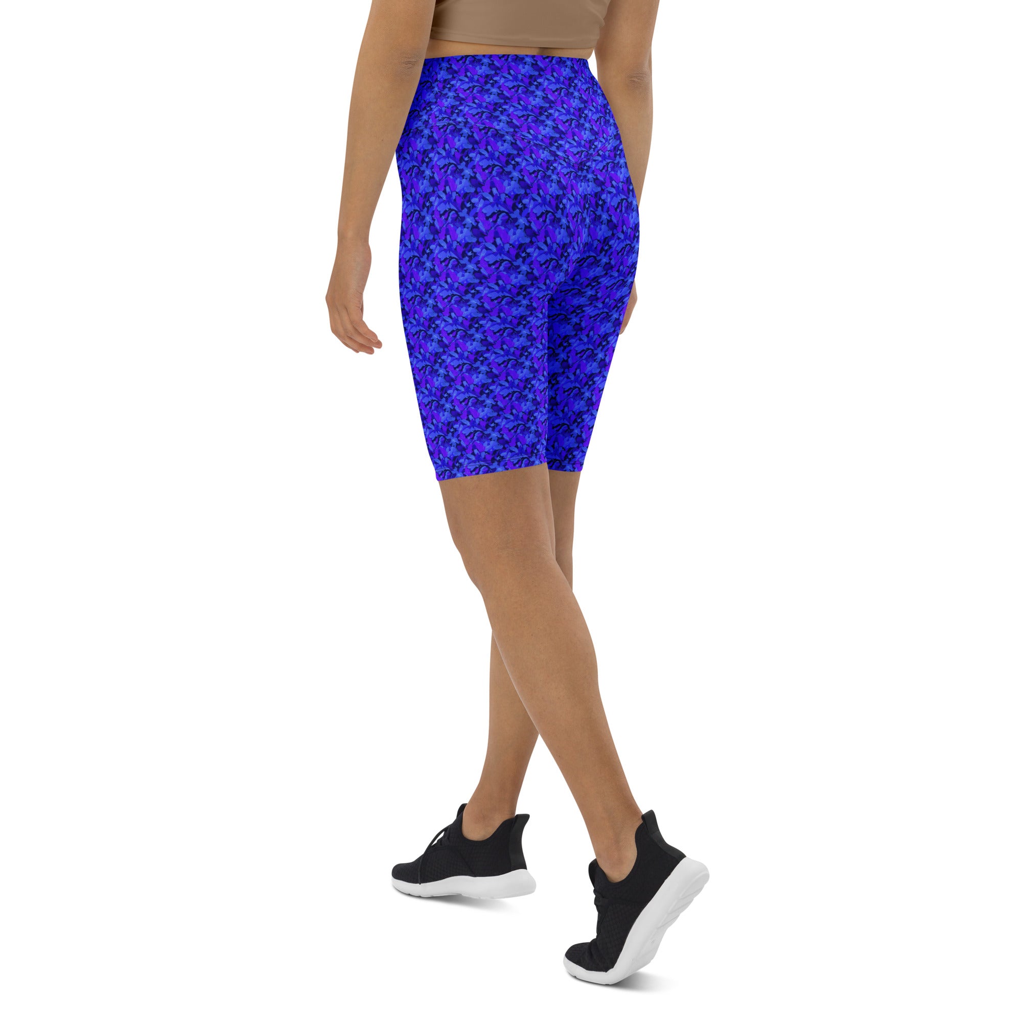 Touching Distance Abstract Bike Shorts | GearBunch