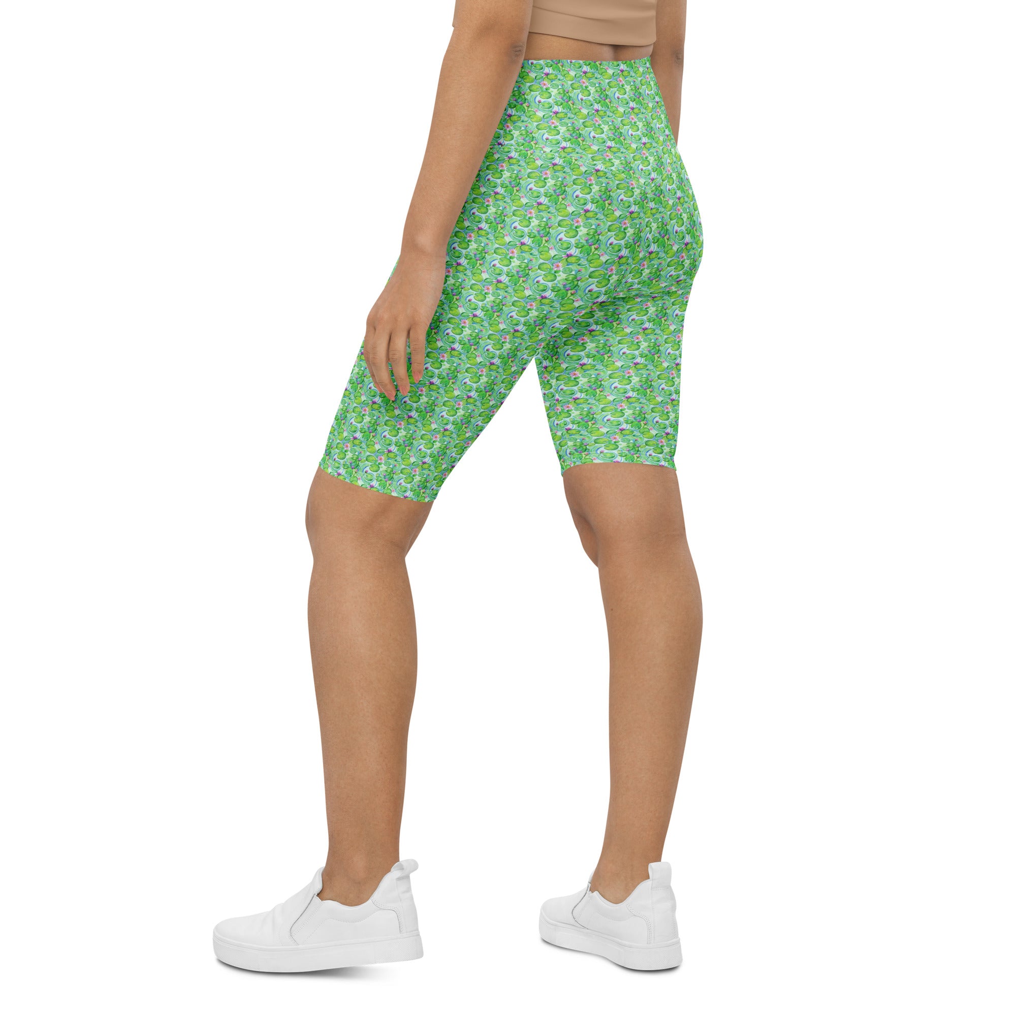 Claude Monet Water Lilies Bike Shorts | GearBunch