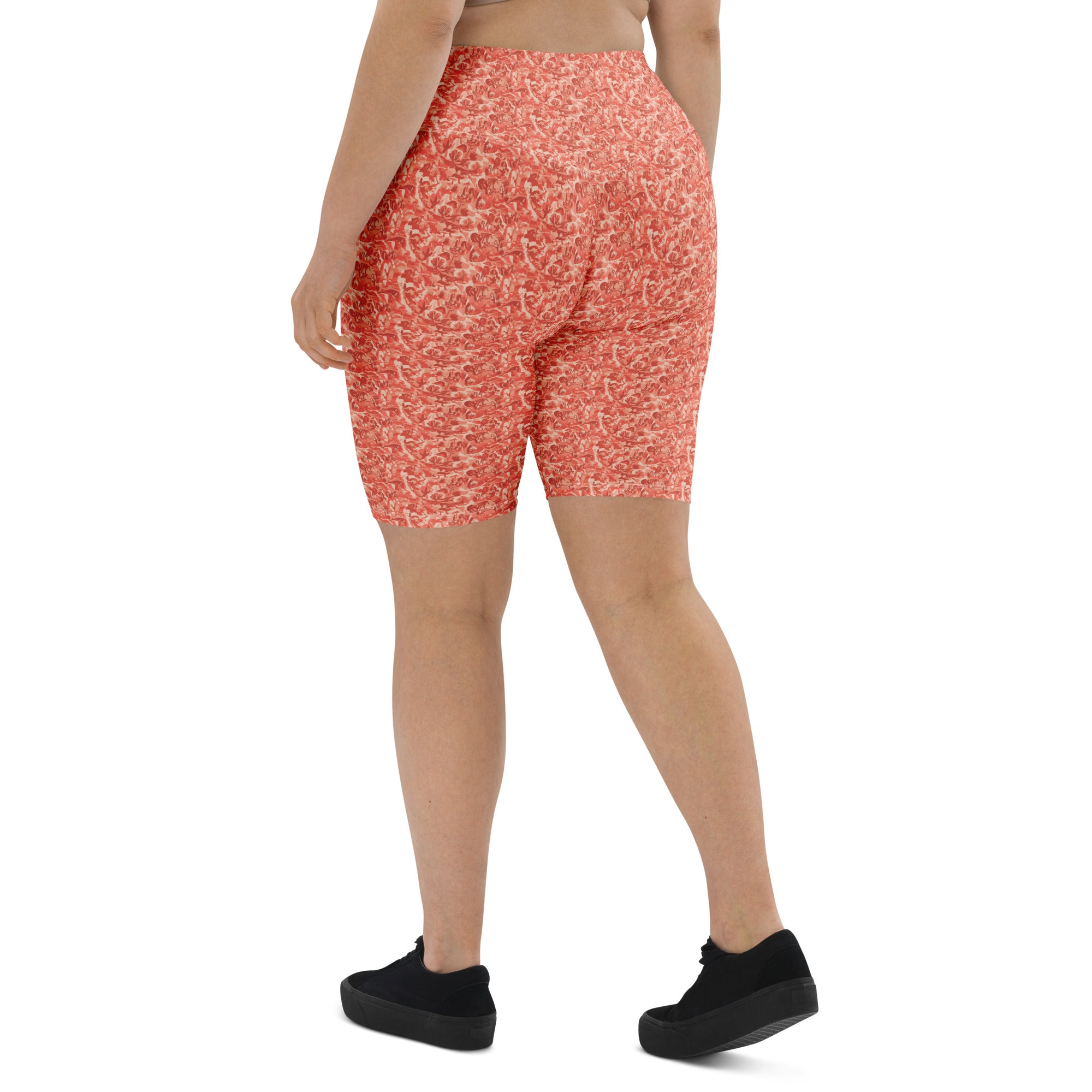 Distorted Cowboy Landscape Bike Shorts | GearBunch