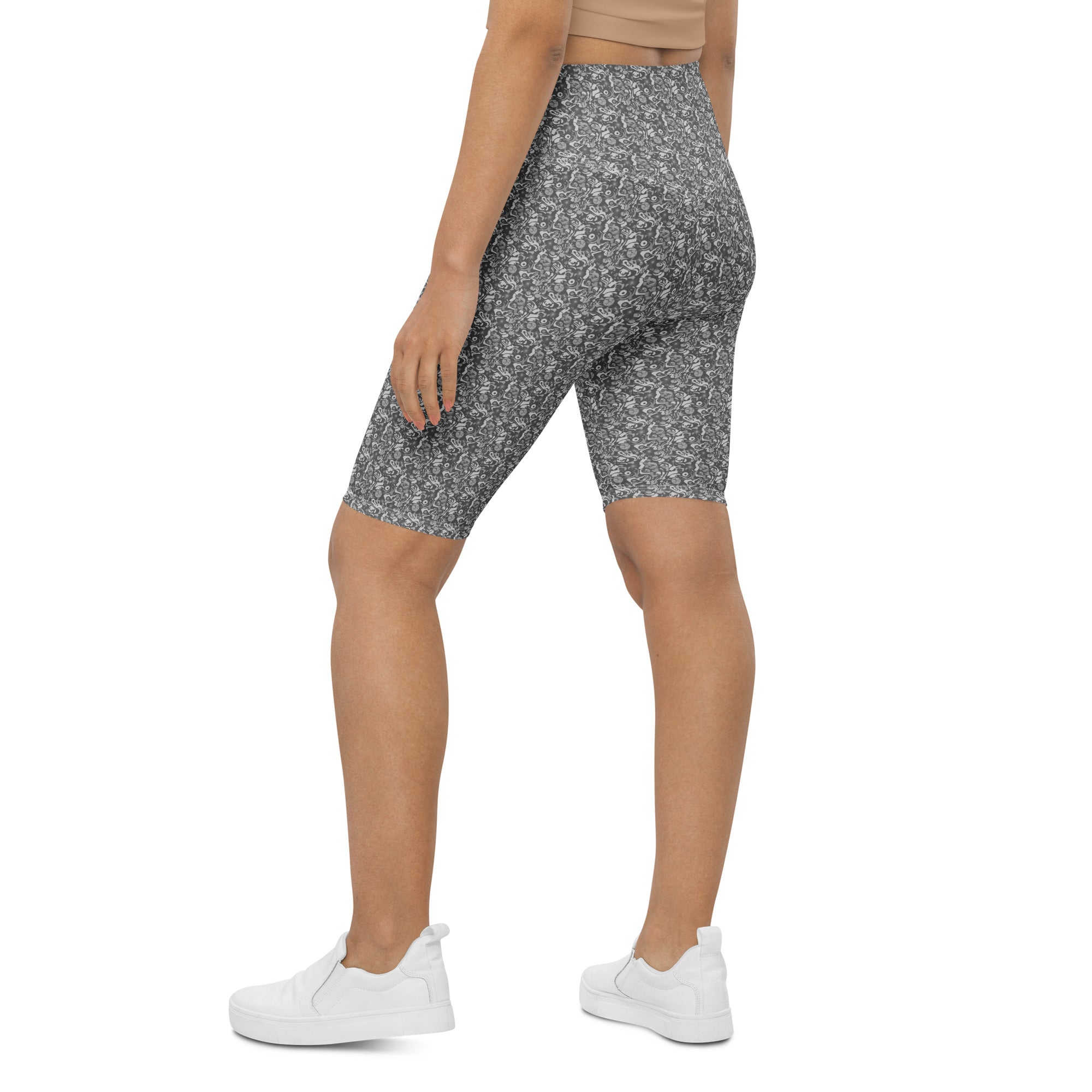 Psalm Abstract Bike Shorts | GearBunch