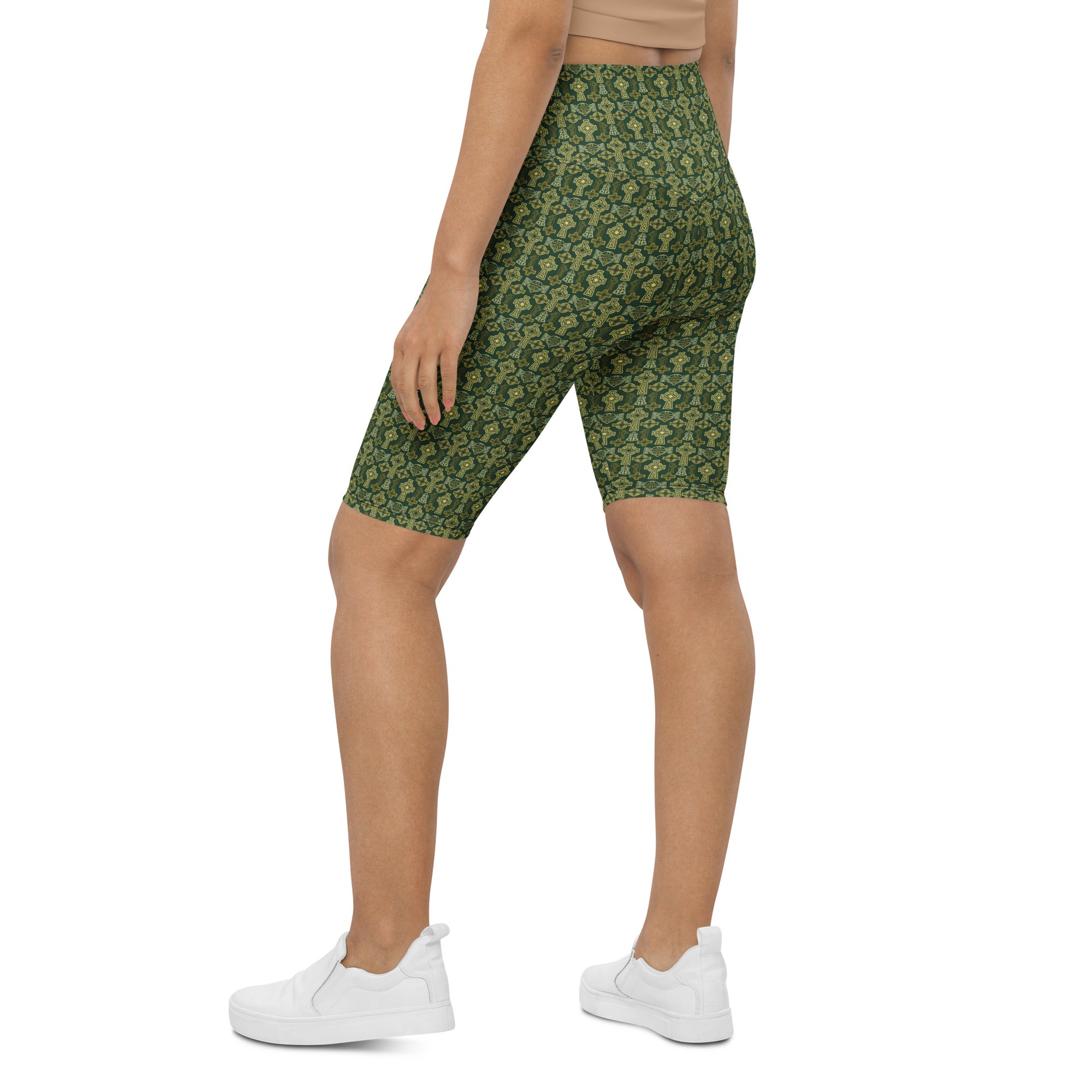 Celtic Cross Knotwork Bike Shorts | GearBunch