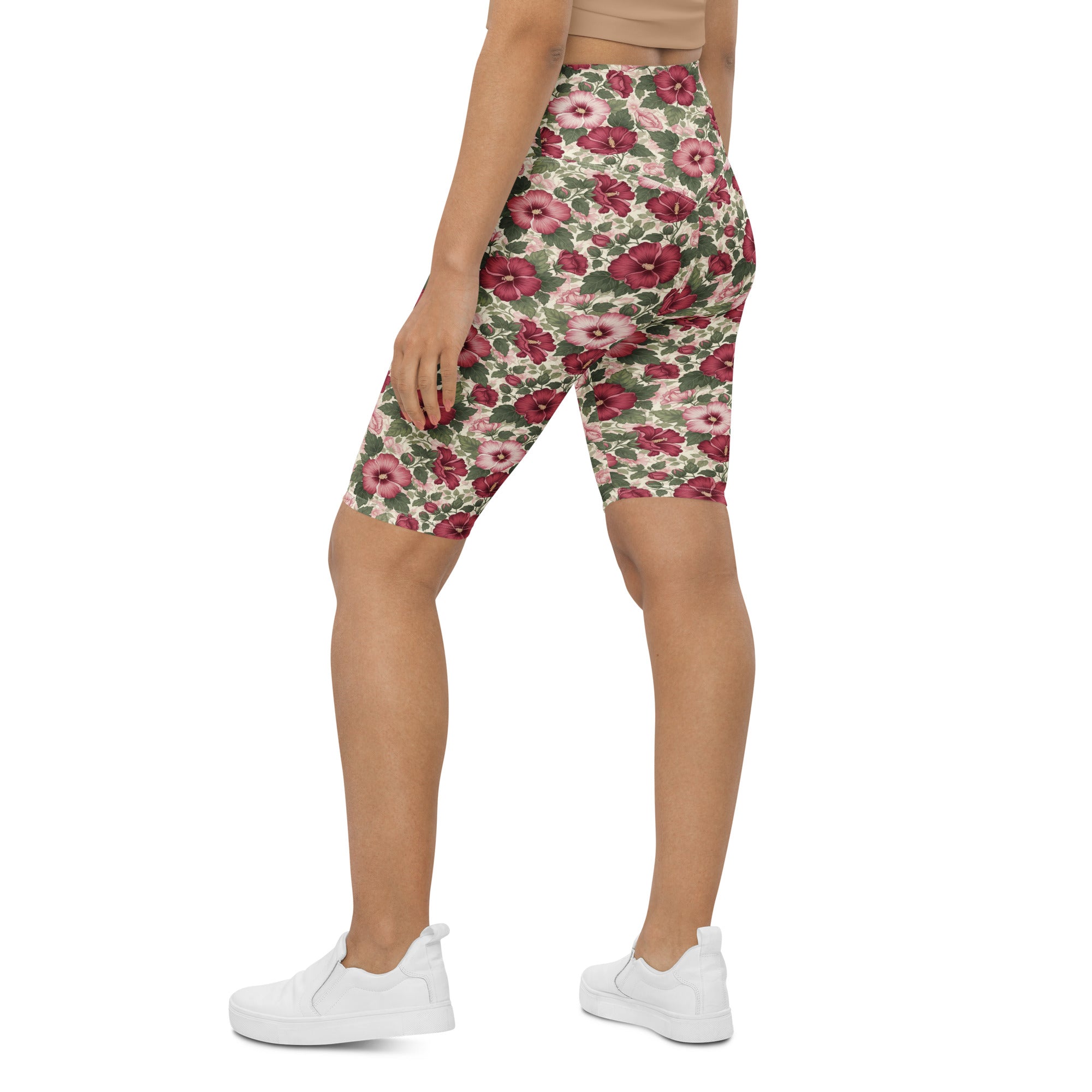 Rose of Sharon Bike Shorts | GearBunch