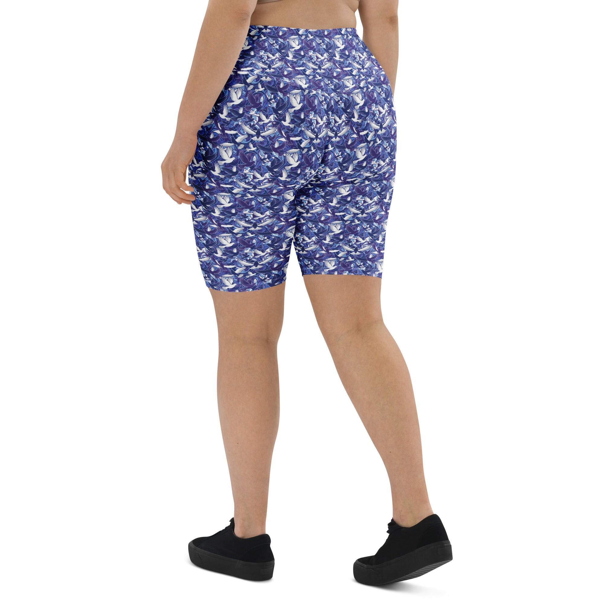 Dove in Flight Bike Shorts | GearBunch