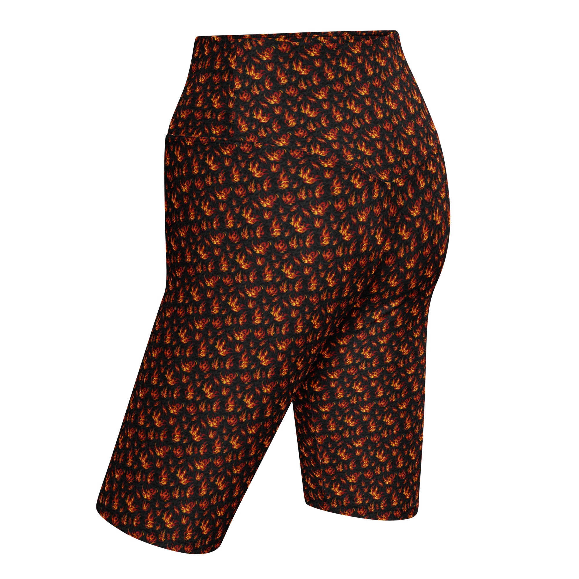 Holy Spirit Flames Bike Shorts | GearBunch