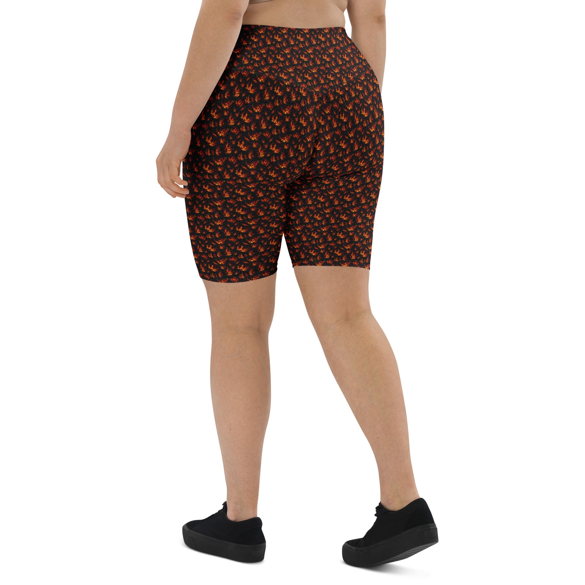 Holy Spirit Flames Bike Shorts | GearBunch