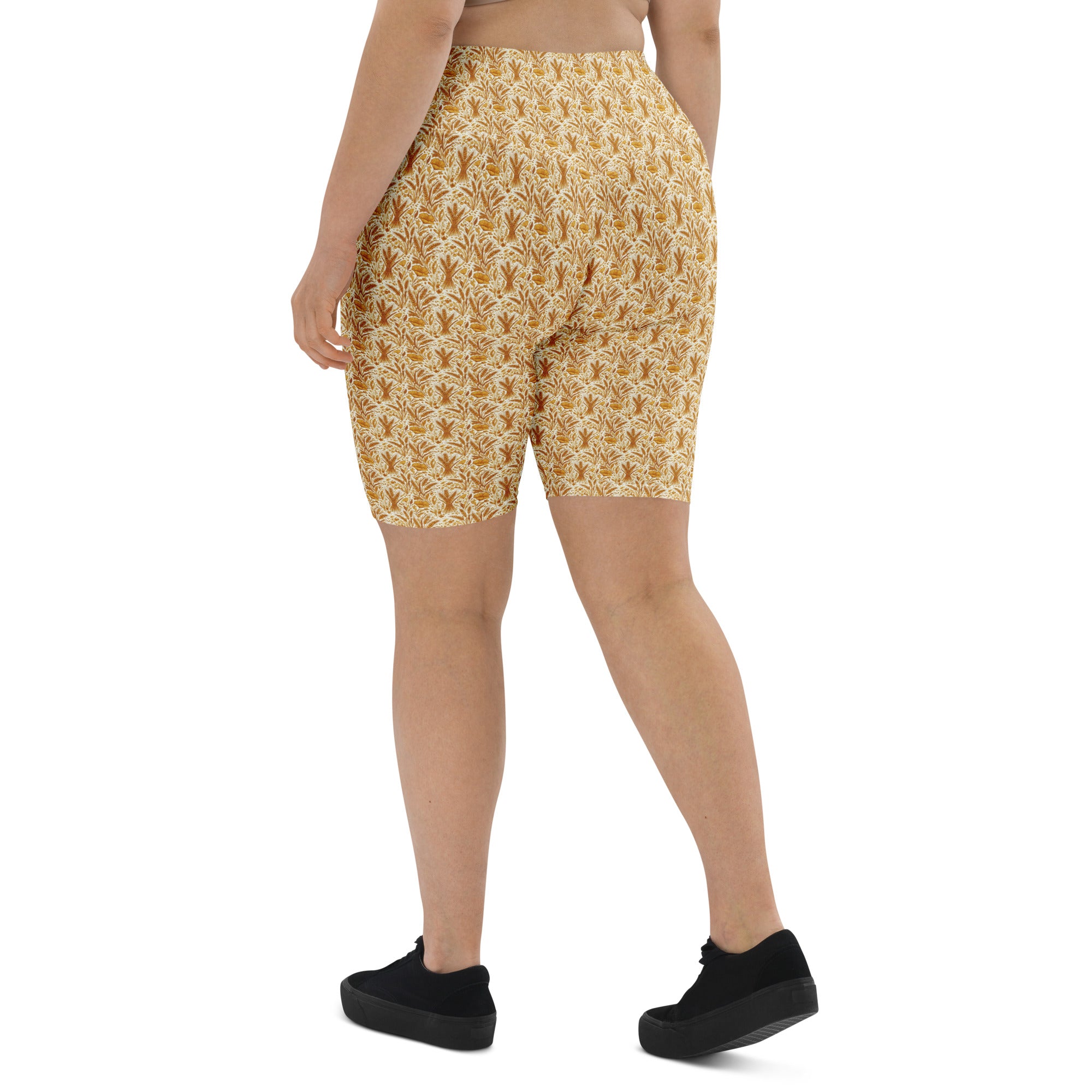 Wheat Field Harvest Bike Shorts | GearBunch
