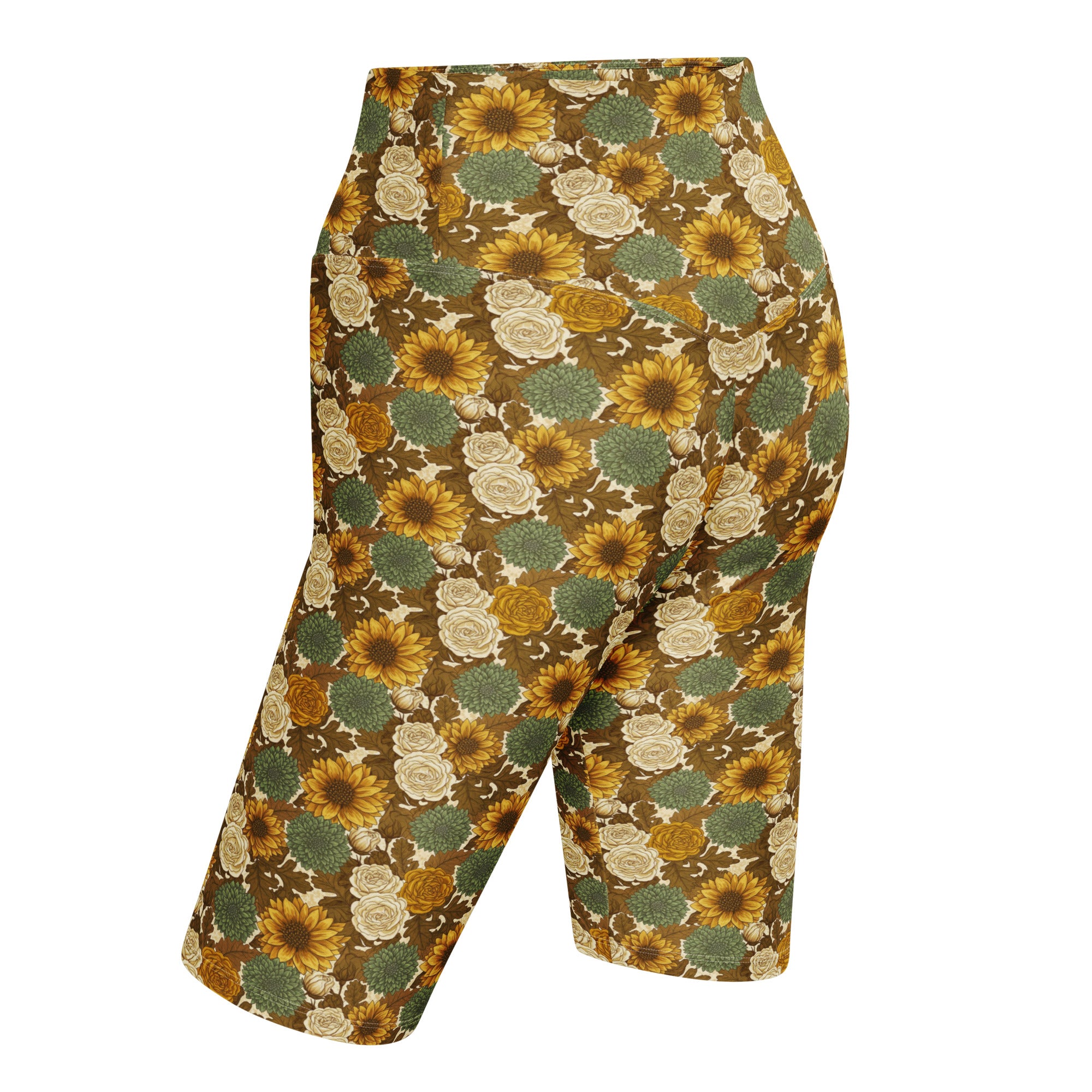 Virgo Harvest Botanical Bike Shorts | GearBunch