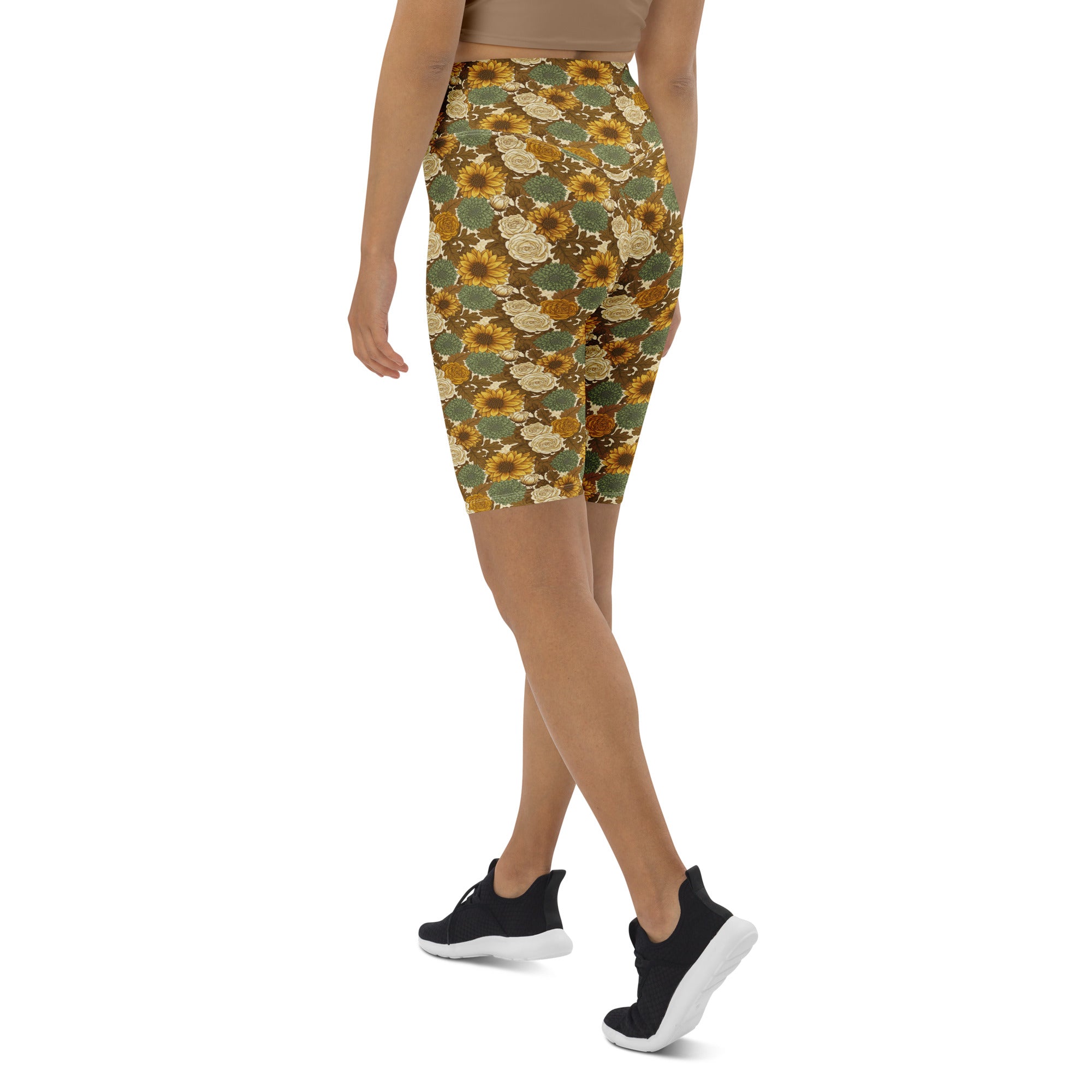 Virgo Harvest Botanical Bike Shorts | GearBunch