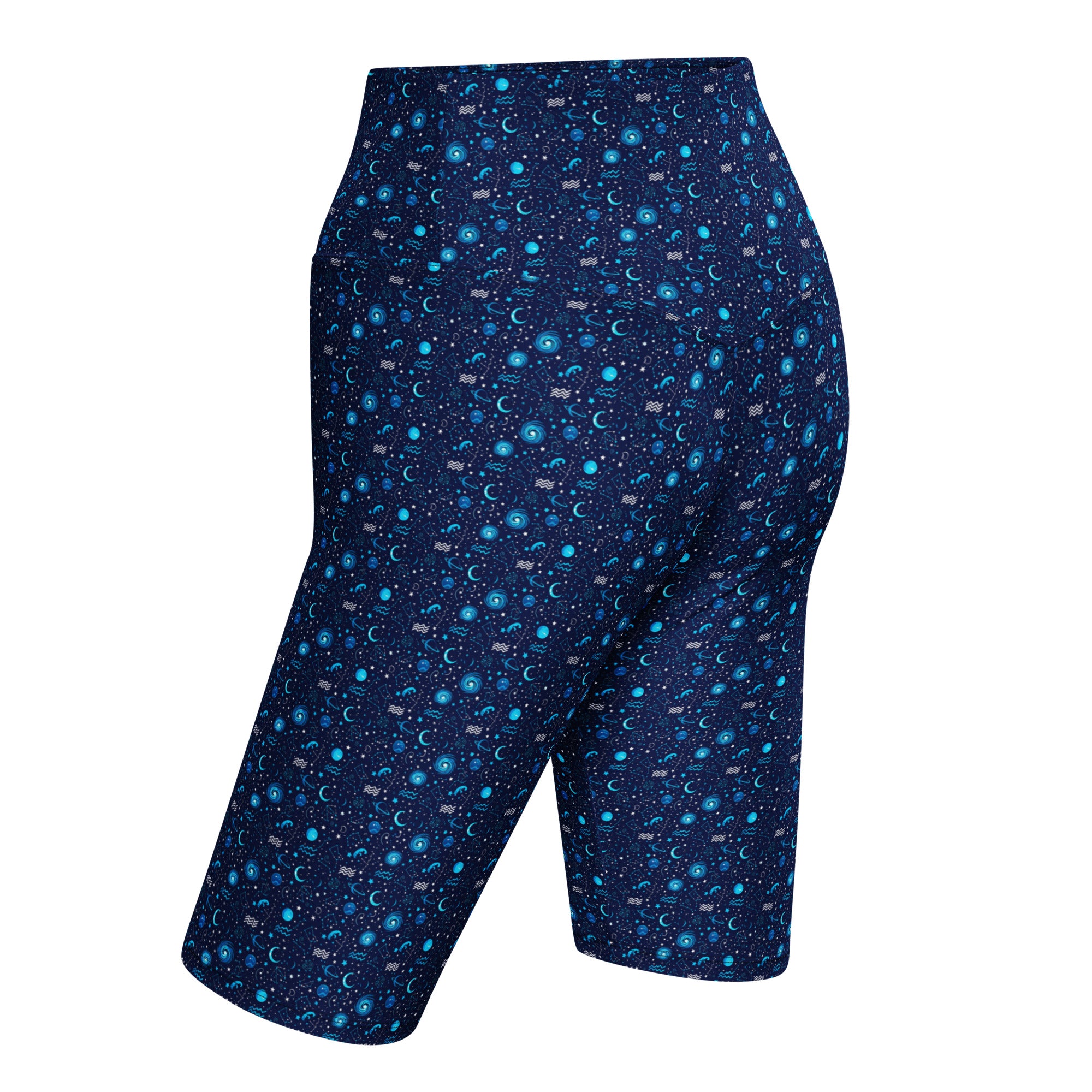 Aquarius Celestial Bike Shorts | GearBunch