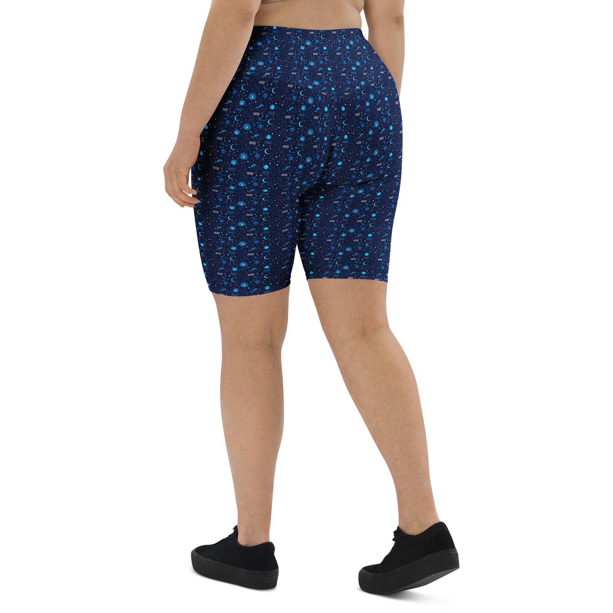 Aquarius Celestial Bike Shorts | GearBunch