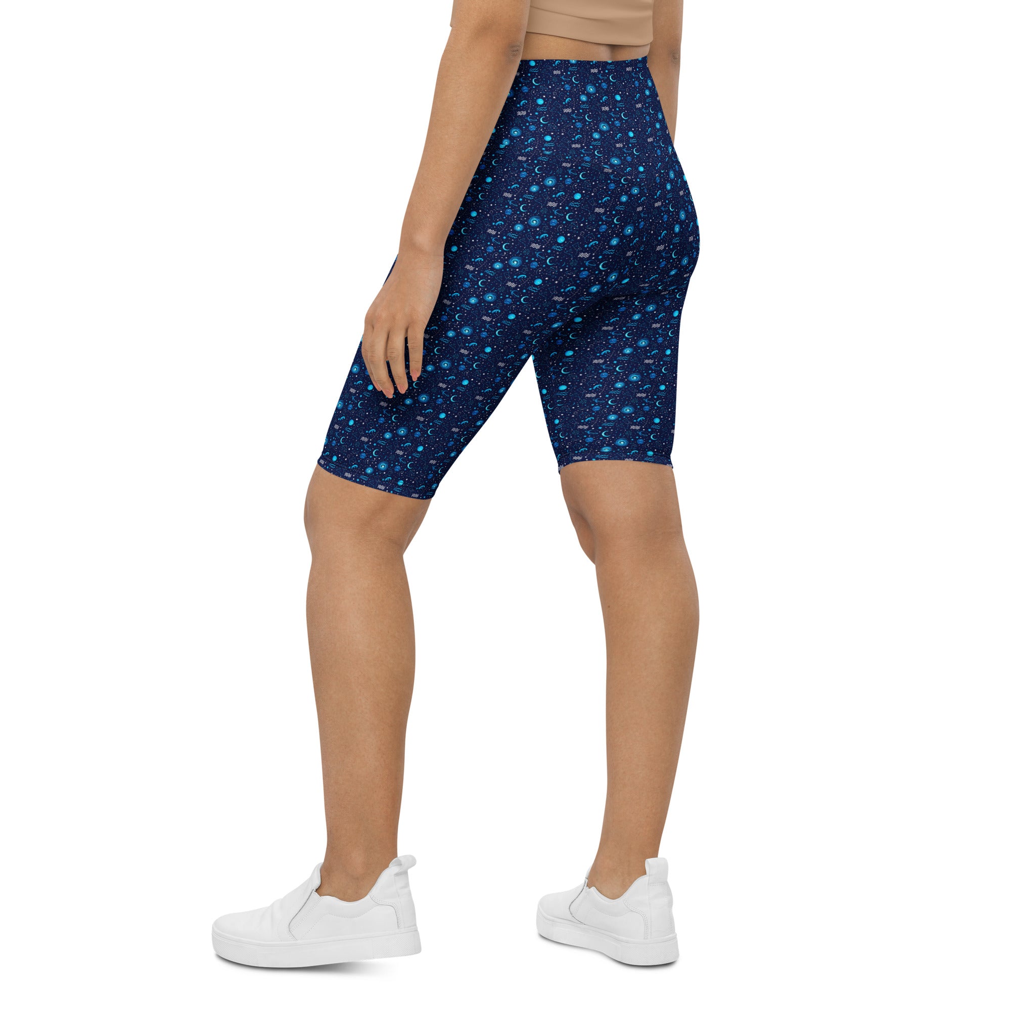 Aquarius Celestial Bike Shorts | GearBunch
