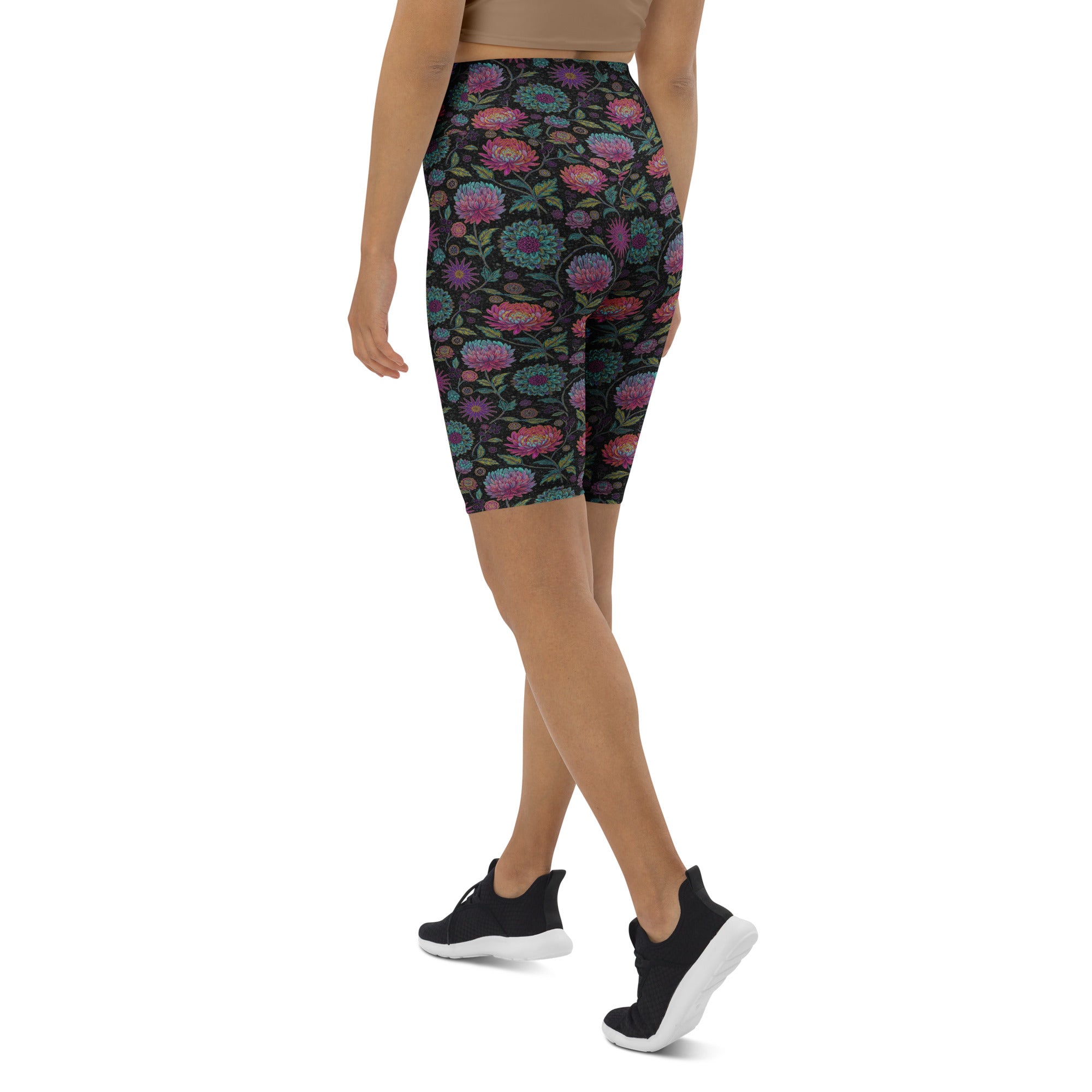 Holographic Paillette Maximalist Bike Shorts | GearBunch