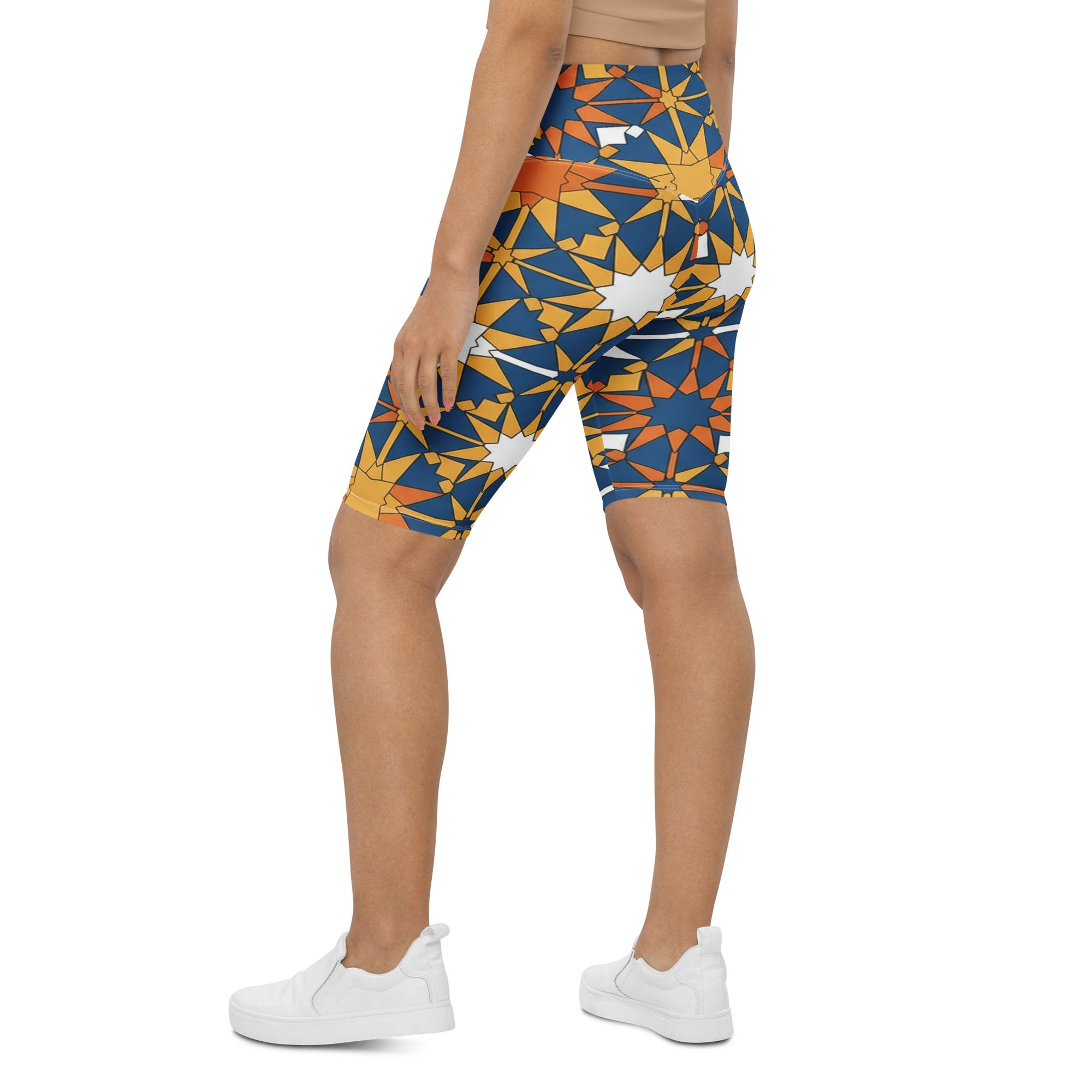 Zellige Ocean Sunset Bike Shorts | GearBunch