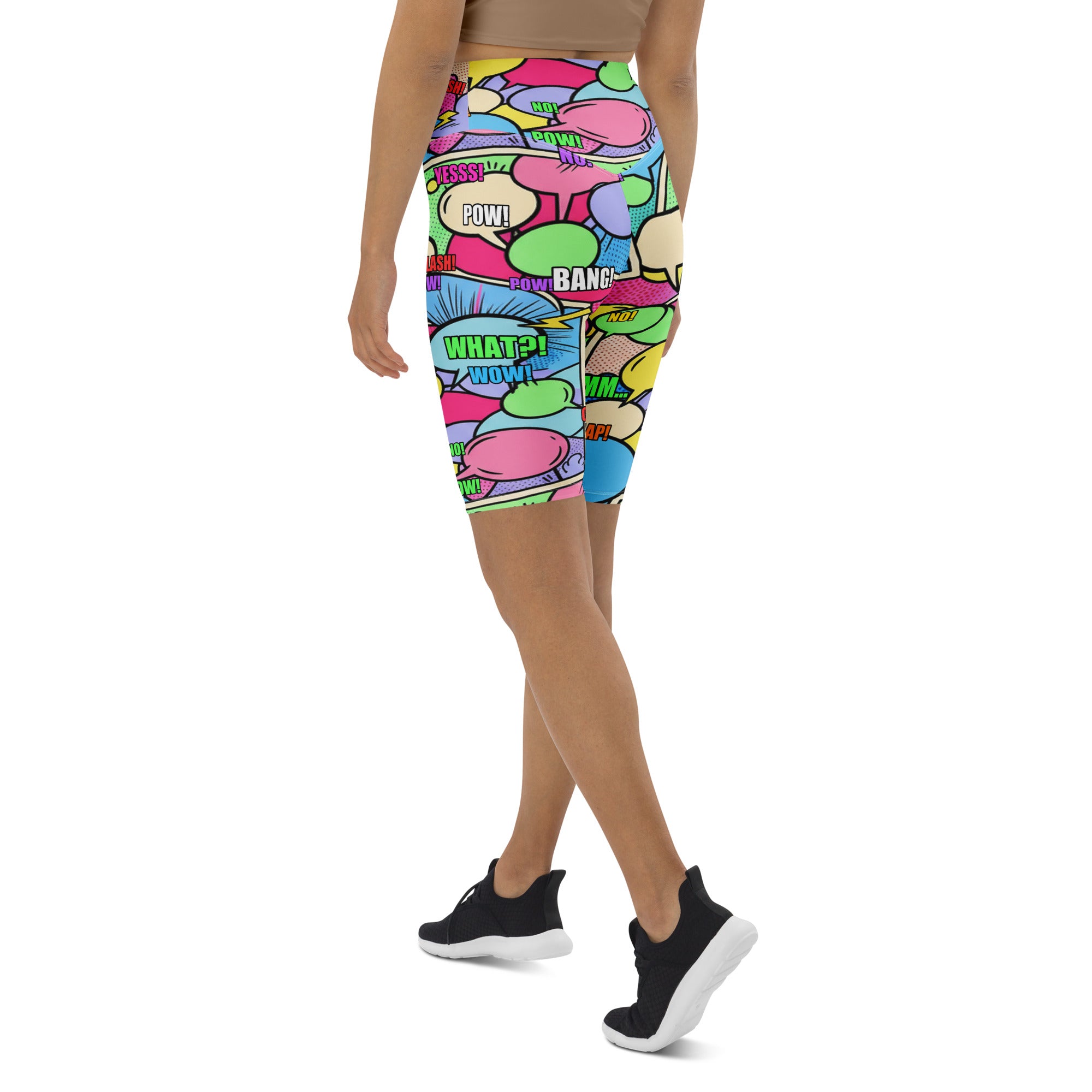 Comic Pop Candy Pastel Bike Shorts | GearBunch