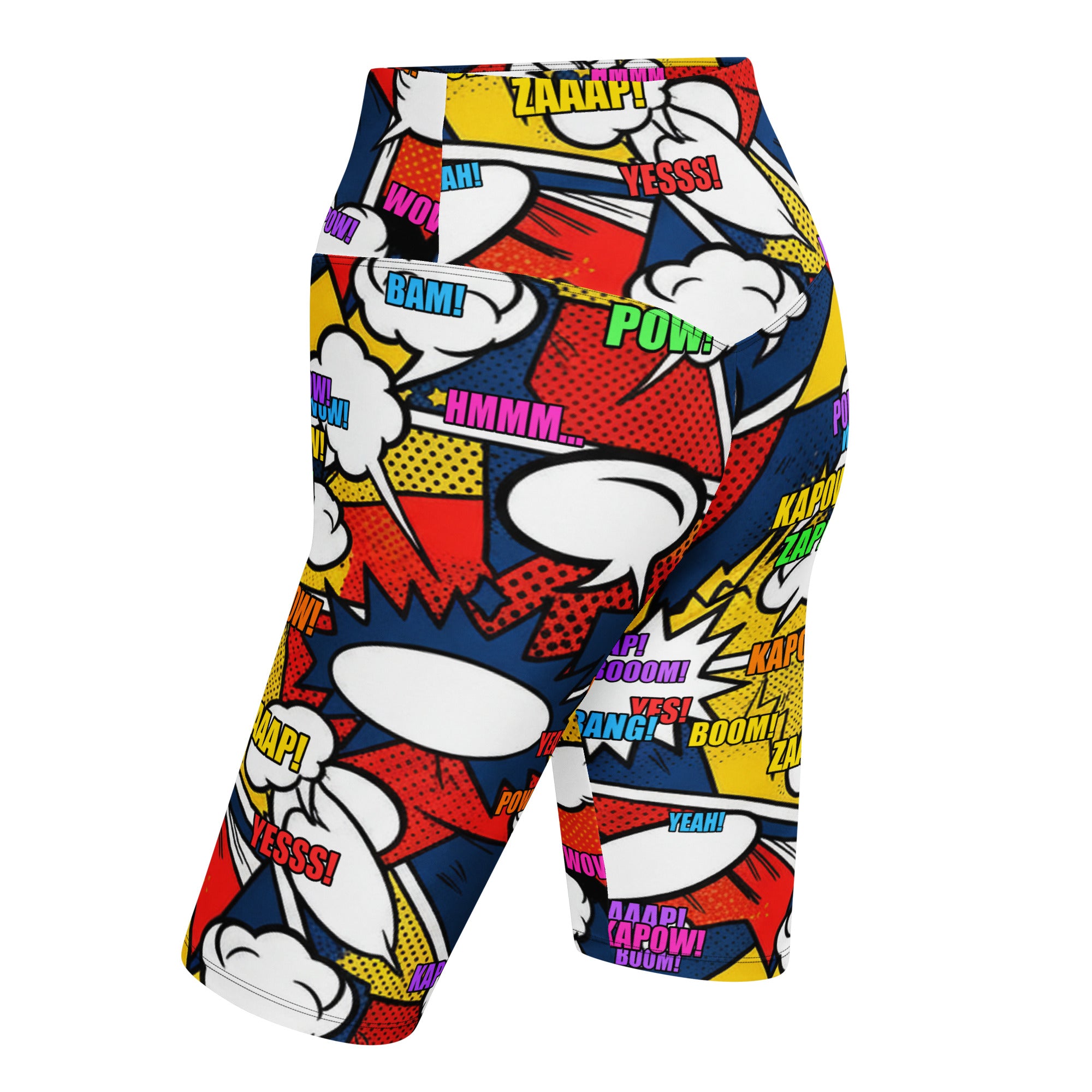Comic Strip Thunder Punch Bike Shorts | GearBunch