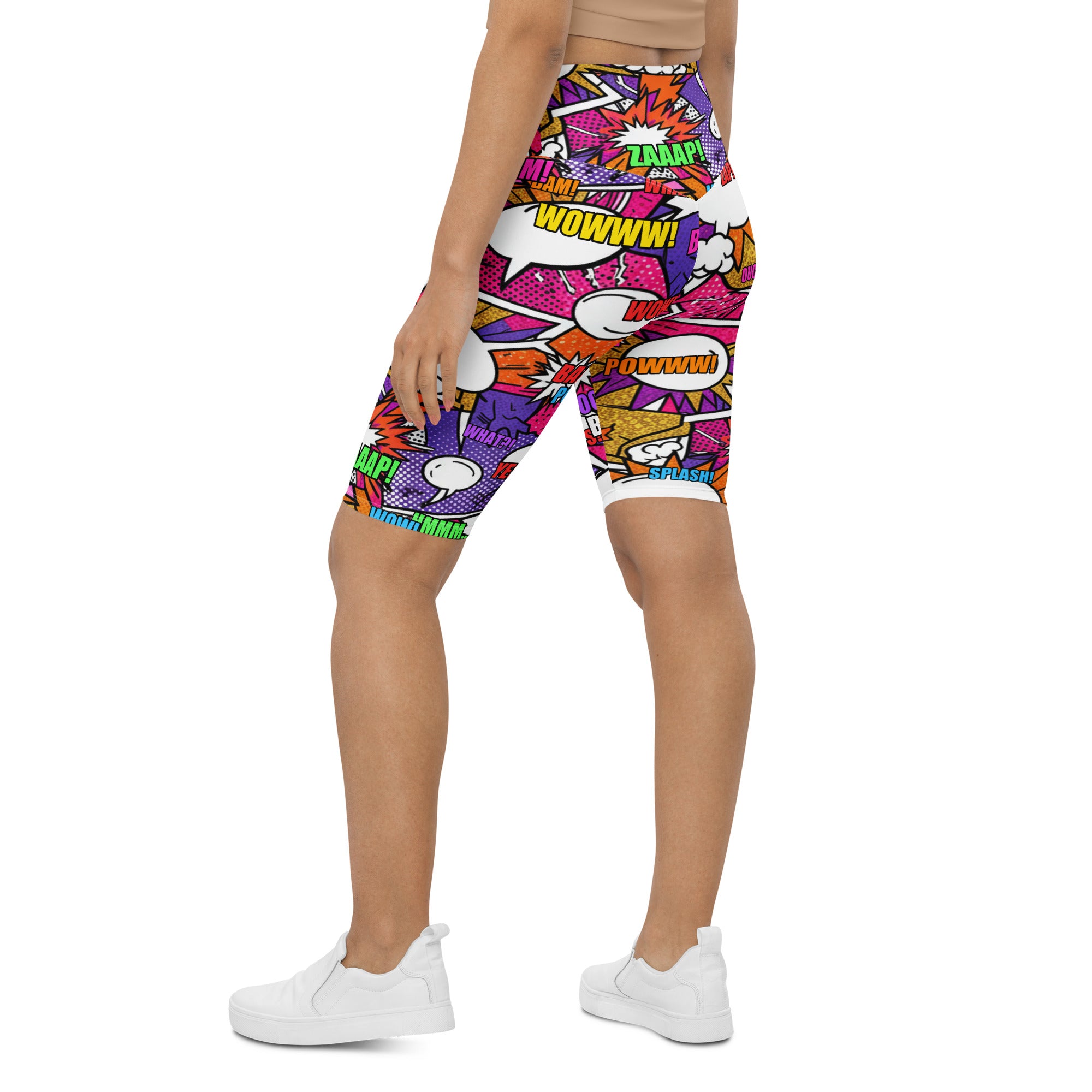 Comic Strip Disco Funk Bike Shorts | GearBunch