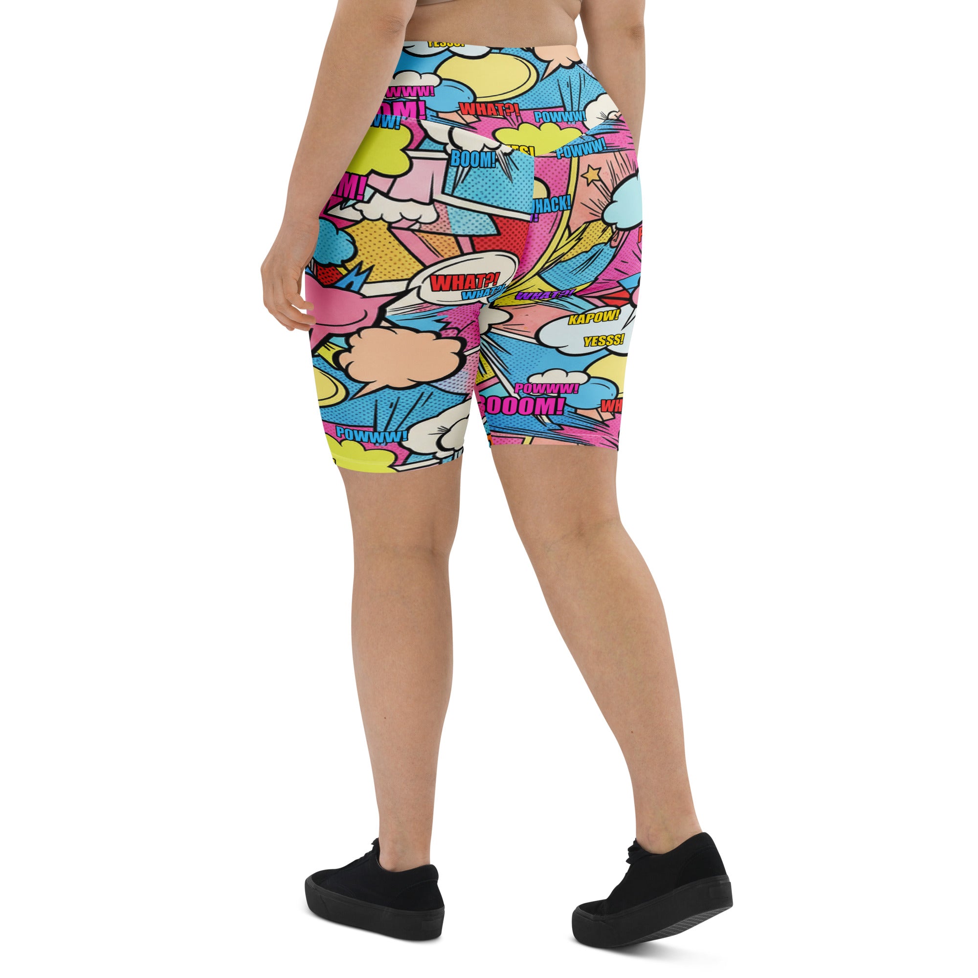 Comic Strip Kawaii Cute Bike Shorts | GearBunch