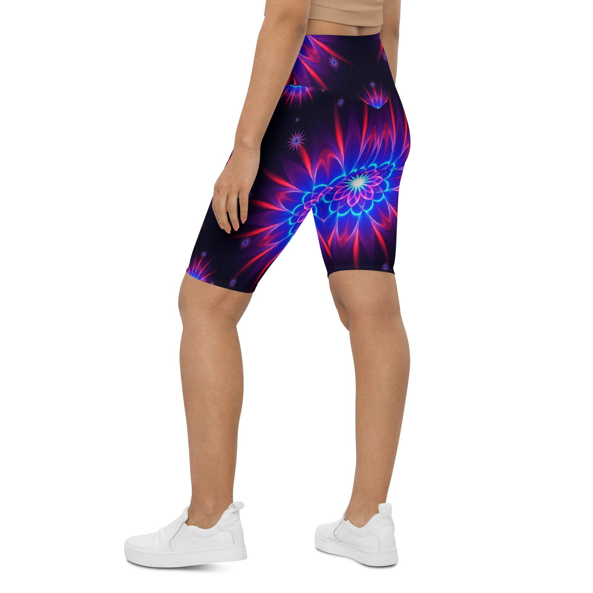 Psychedelic Supernova Bike Shorts | GearBunch