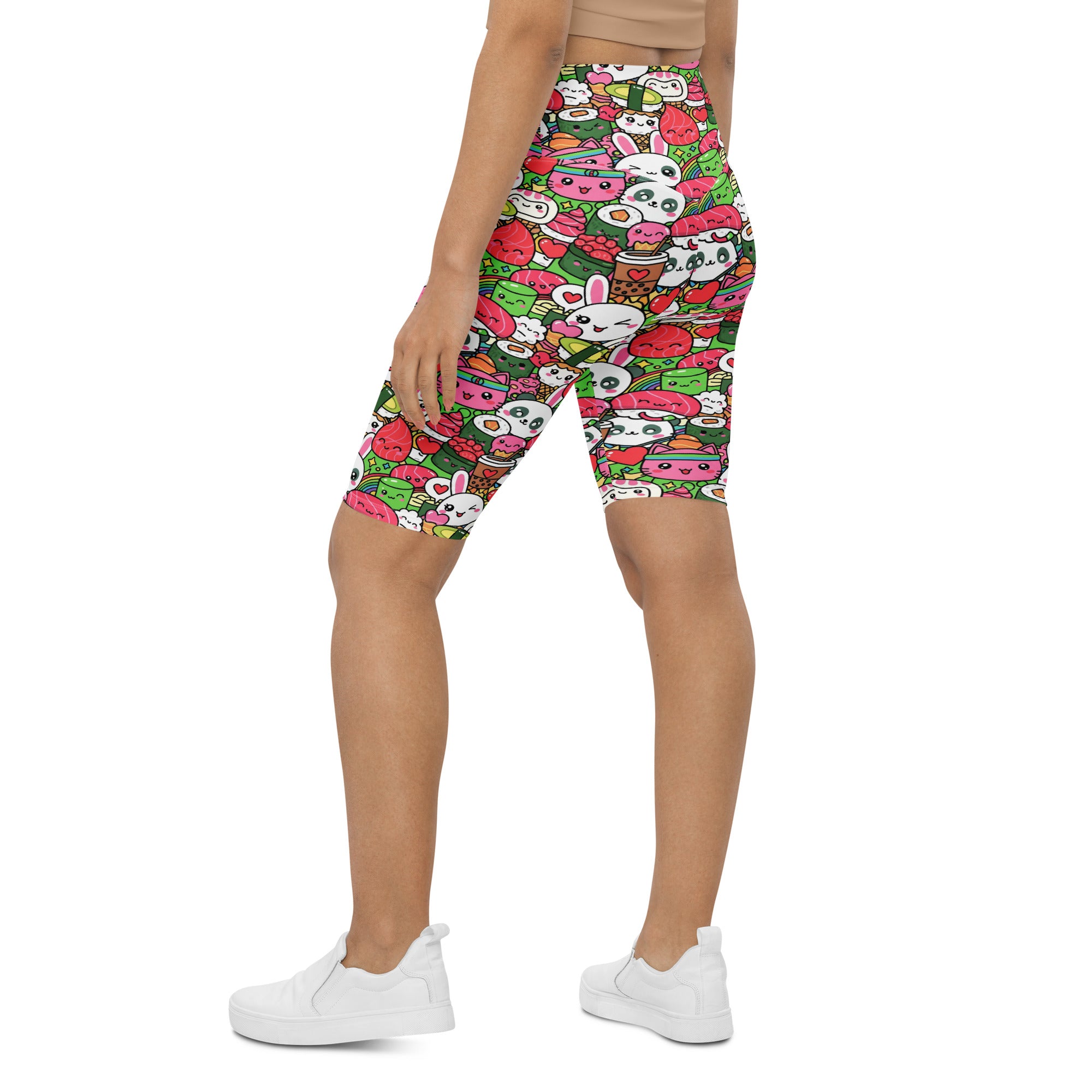 Kawaii Sushi Party Bike Shorts | GearBunch