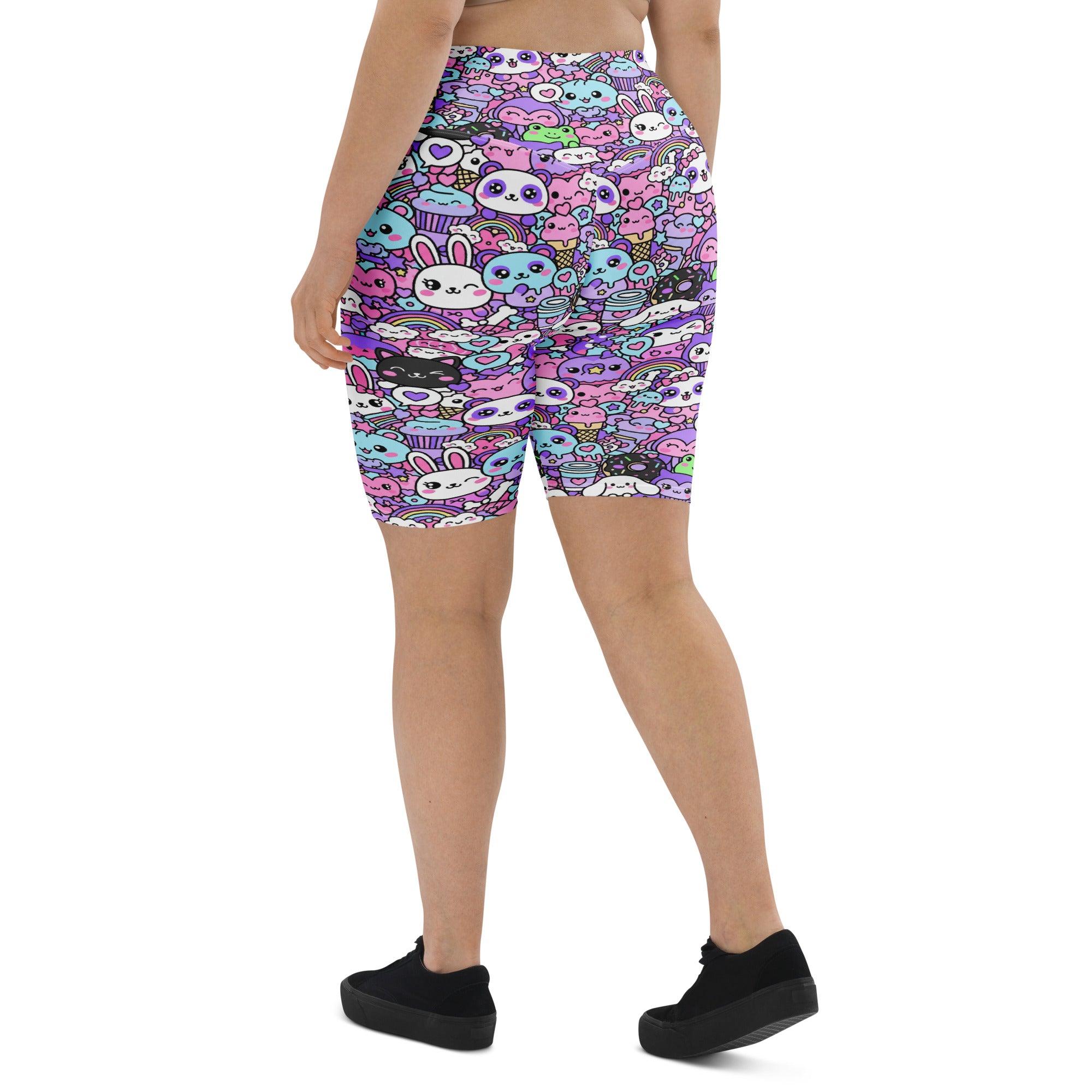 Kawaii Pastel Goth Bike Shorts | GearBunch