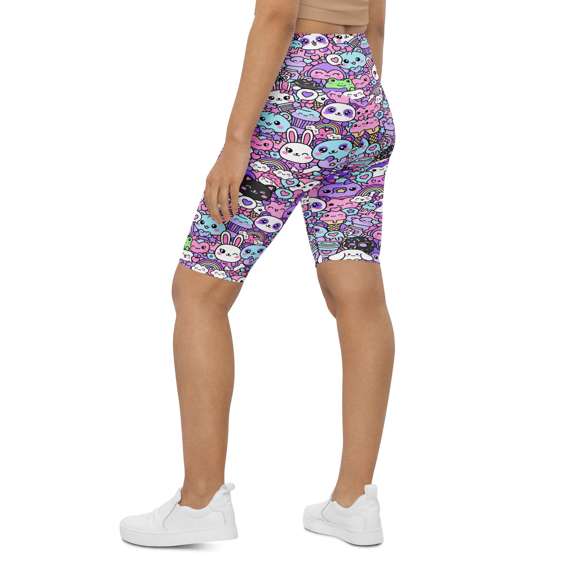 Kawaii Pastel Goth Bike Shorts | GearBunch