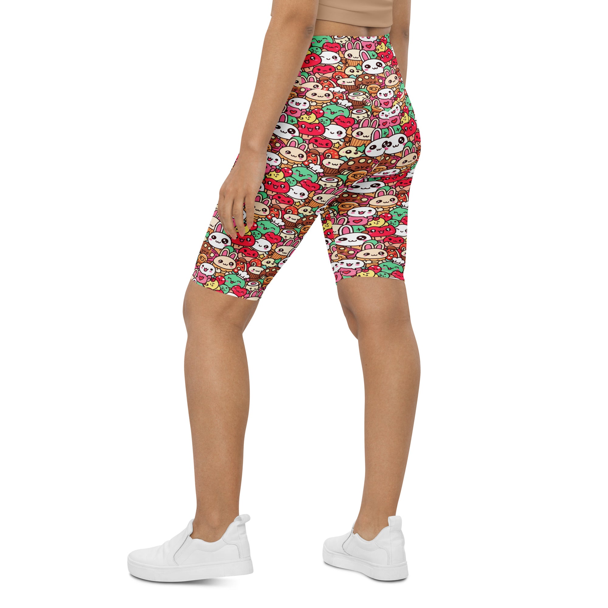 Kawaii Bakery Shop Bike Shorts | GearBunch