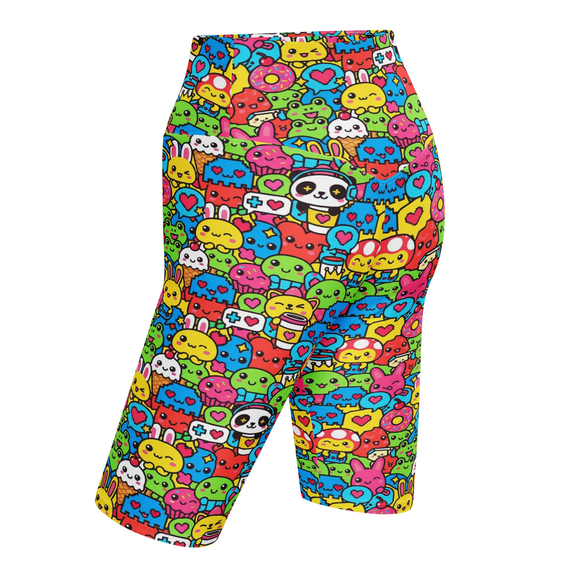 Kawaii Arcade Game Bike Shorts | GearBunch