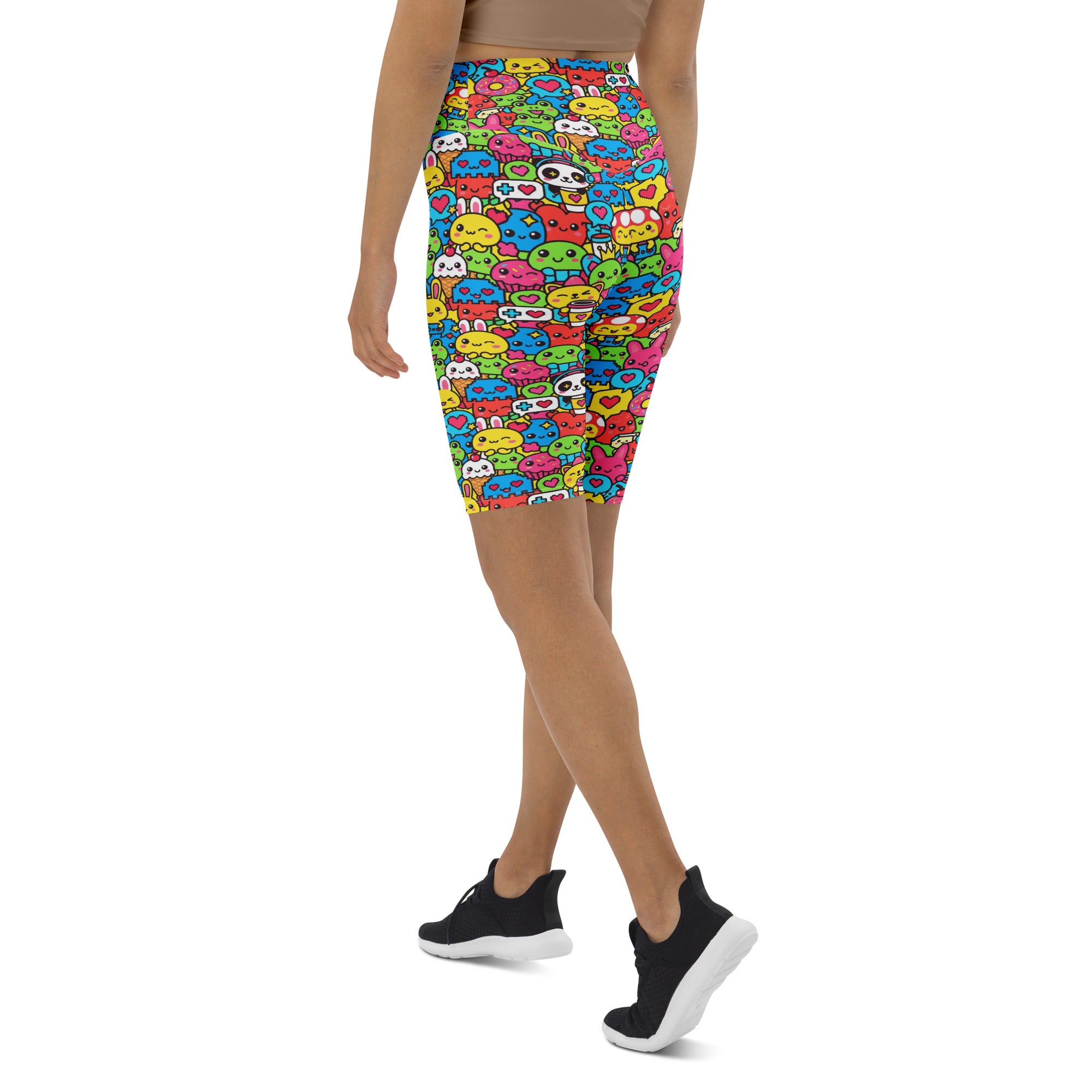 Kawaii Arcade Game Bike Shorts | GearBunch